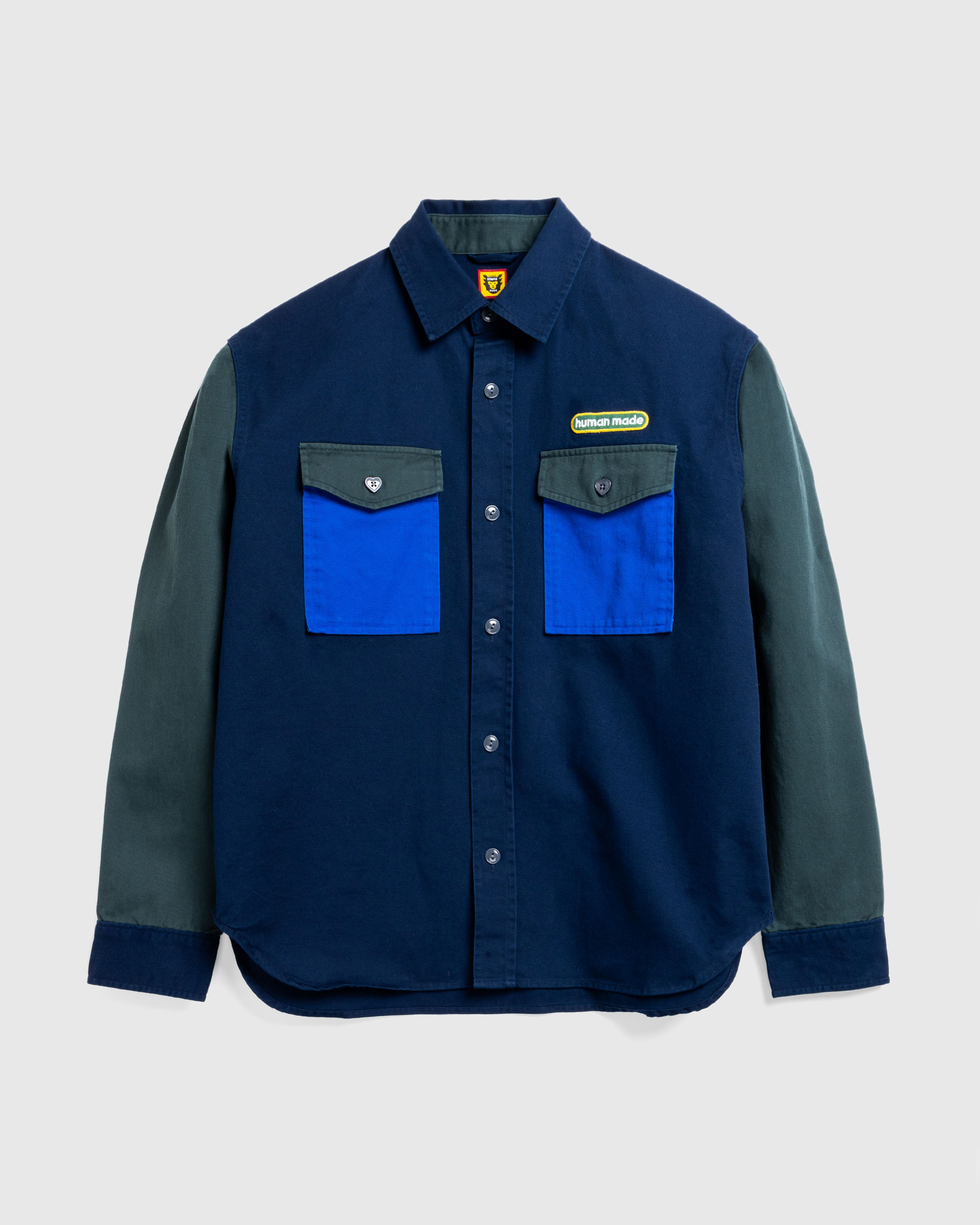 Human Made – Crazy Work Shirt Navy - Longsleeve Shirts - Blue - Image 1