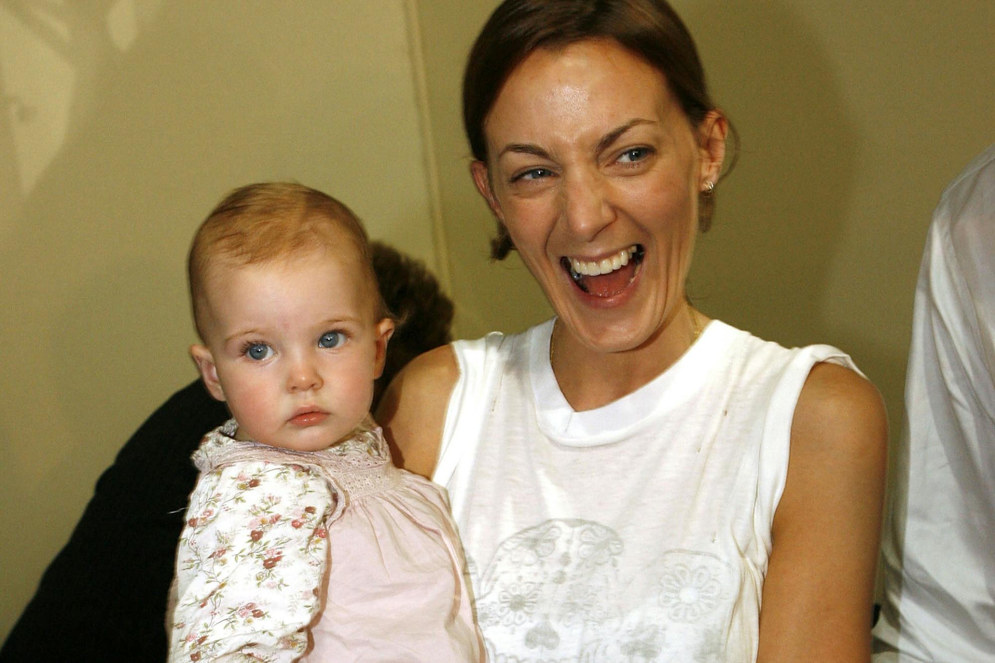 Phoebe Philo and her daughter, Maya Wigram