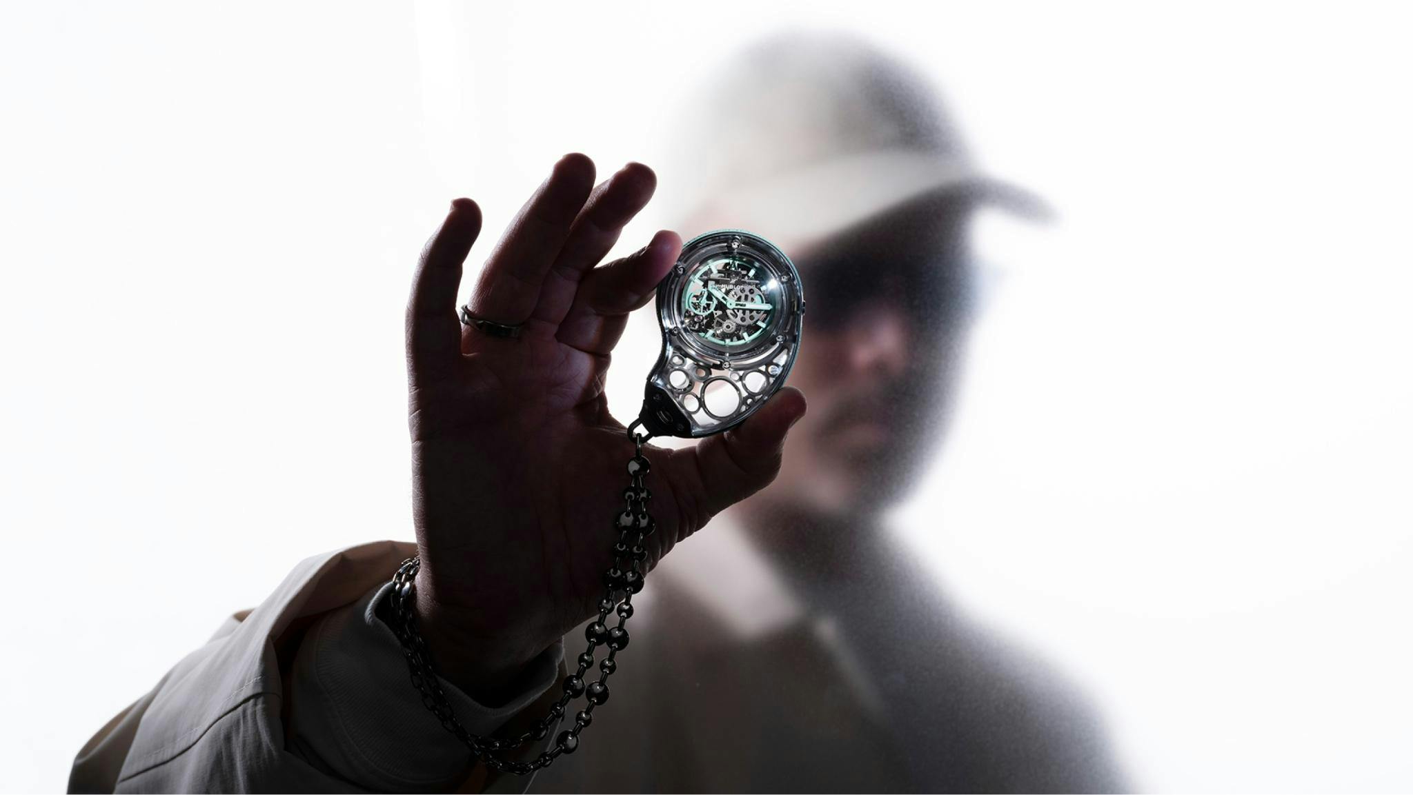 Hublot Daniel Arsham Watch Collab Arsham Droplet Sapphire pocket watch