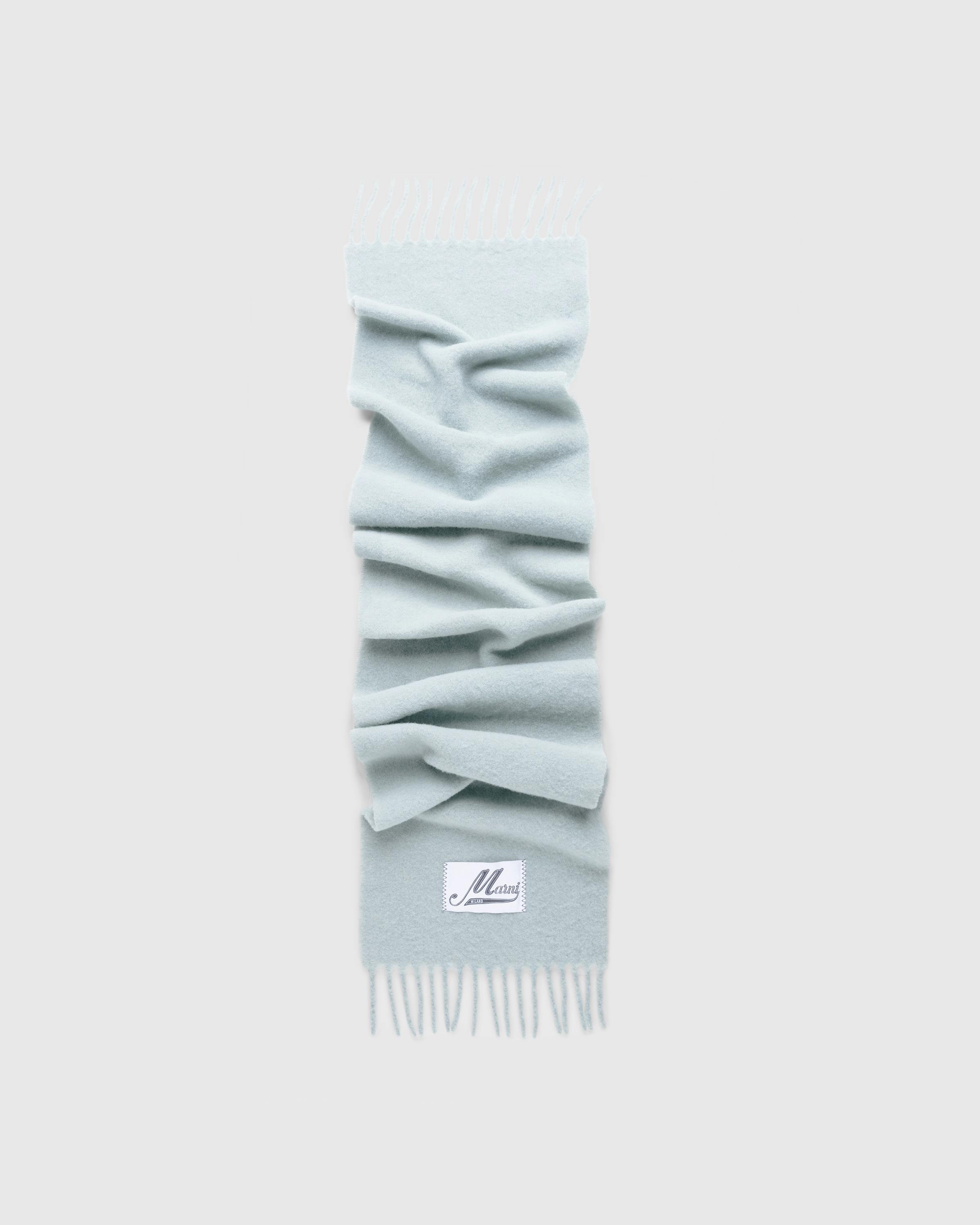 Marni – Alpaca Scarf Linden - Knits - Green - Image 1