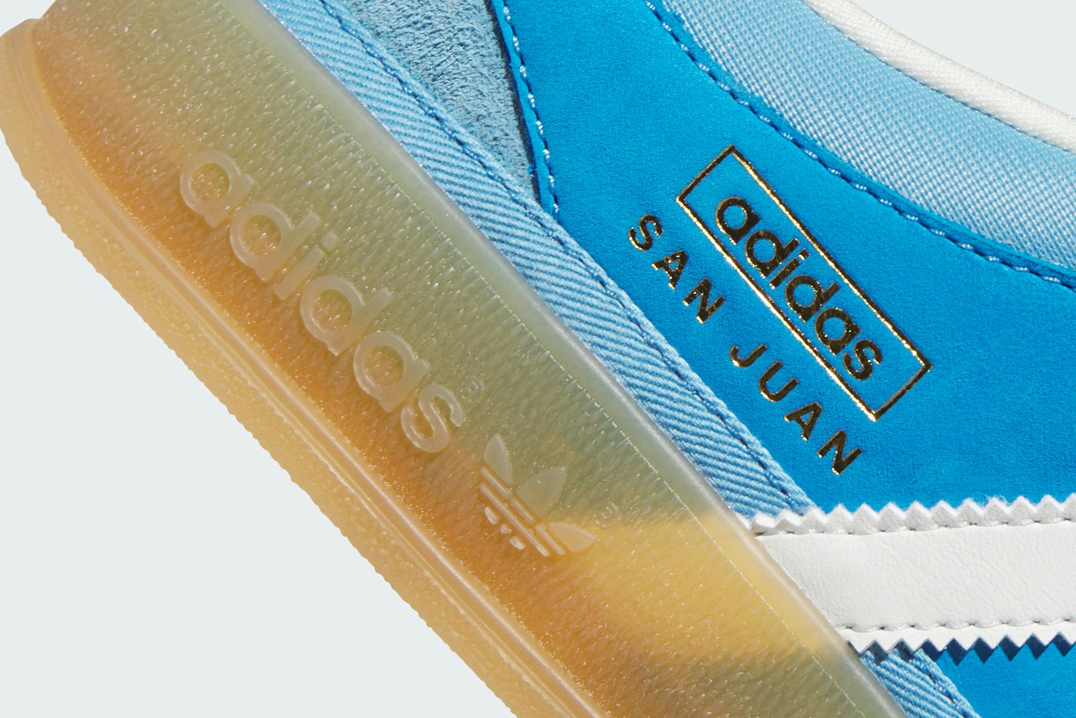 Product images of Gazelle San Juans by Bad Bunny and Adidas