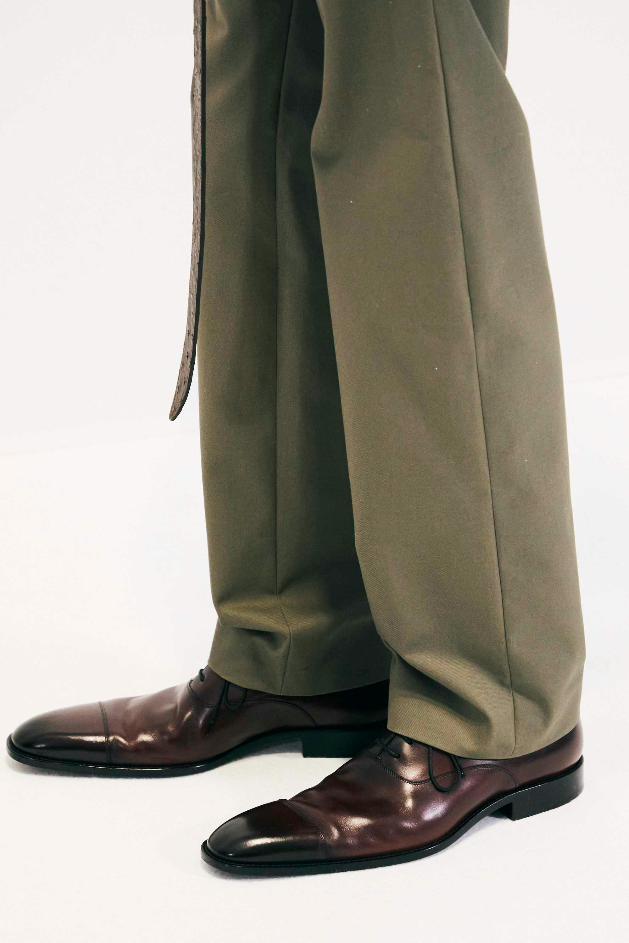 backstage at LOEWE SS25 menswear