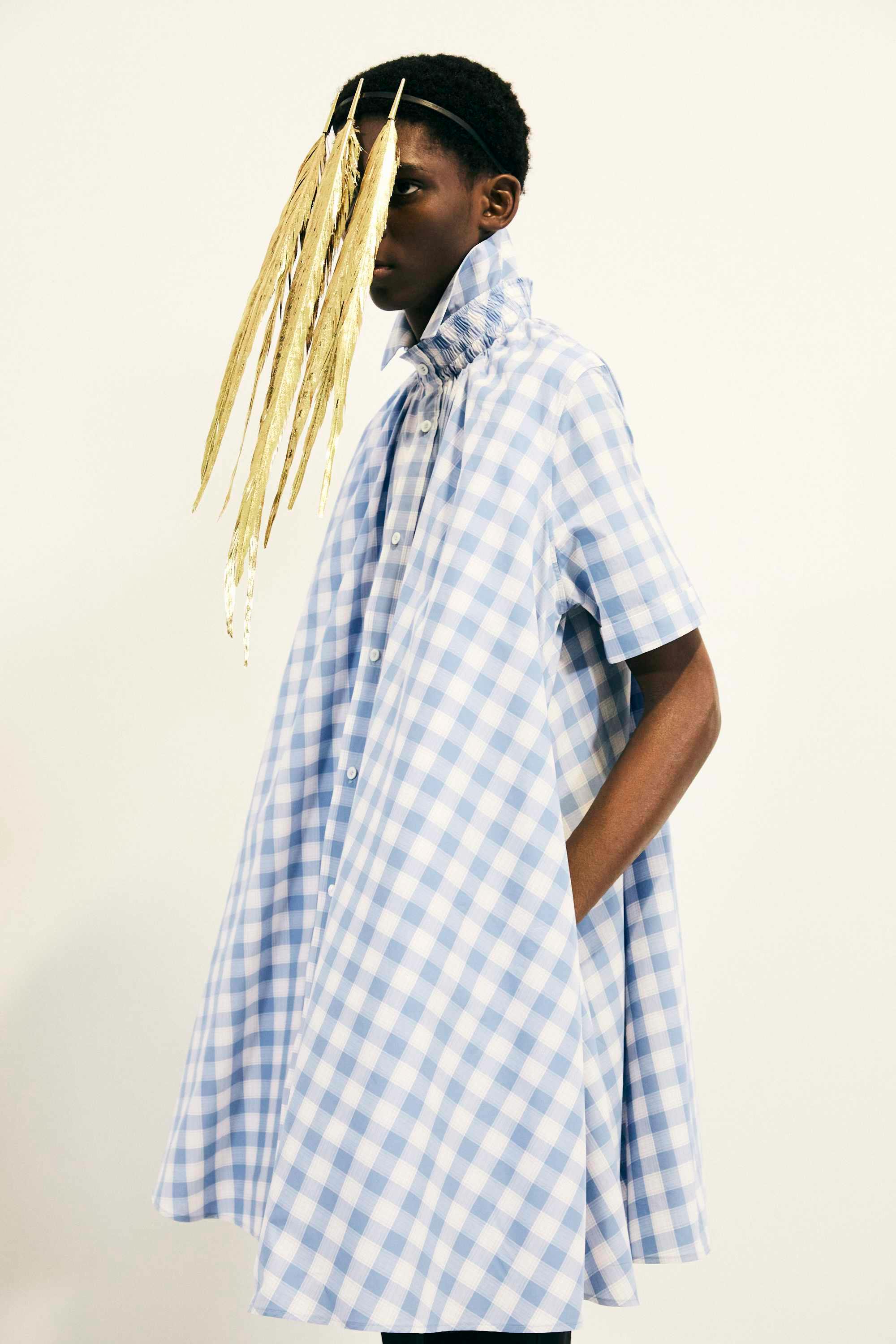backstage at LOEWE SS25 menswear
