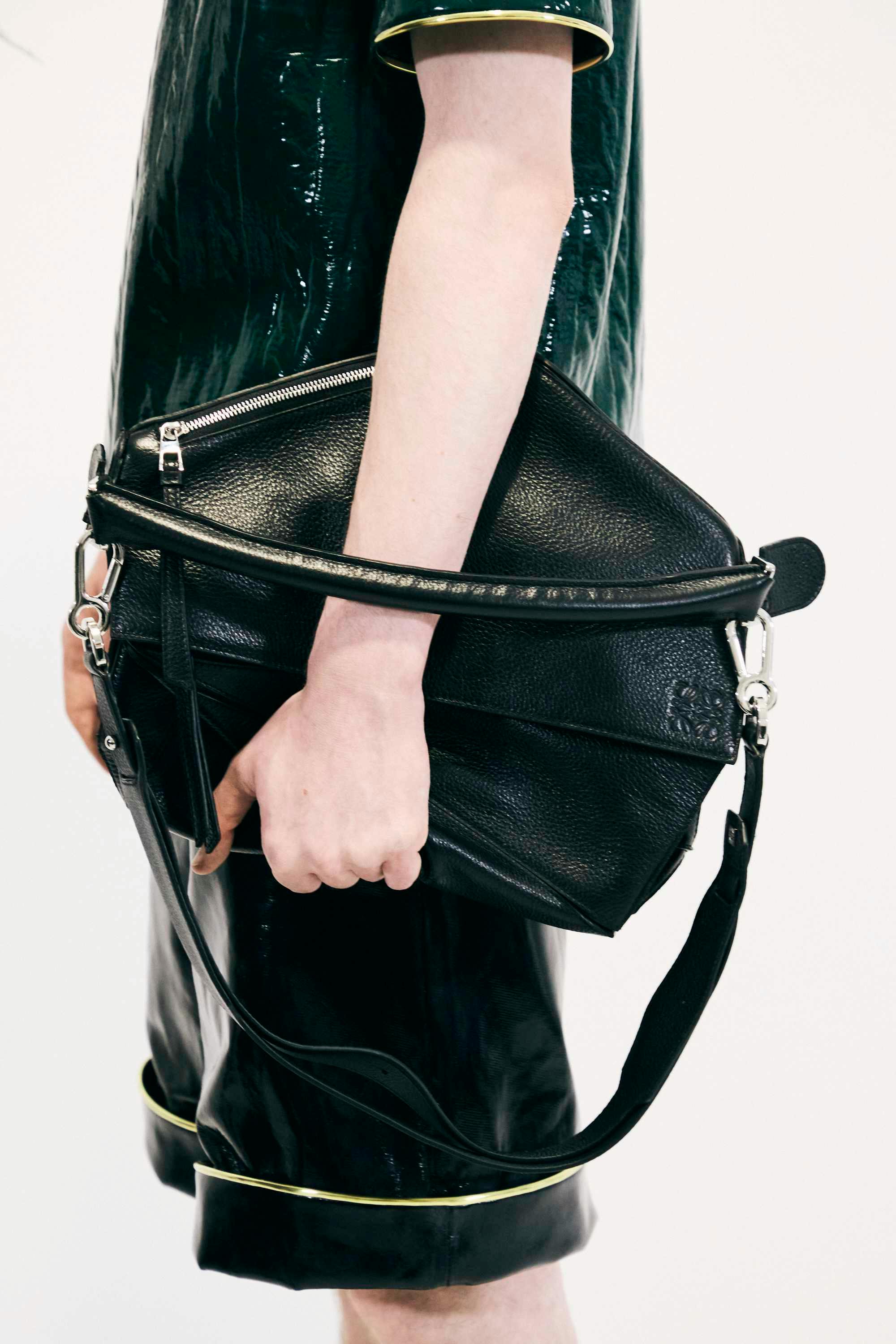 backstage at LOEWE SS25 menswear