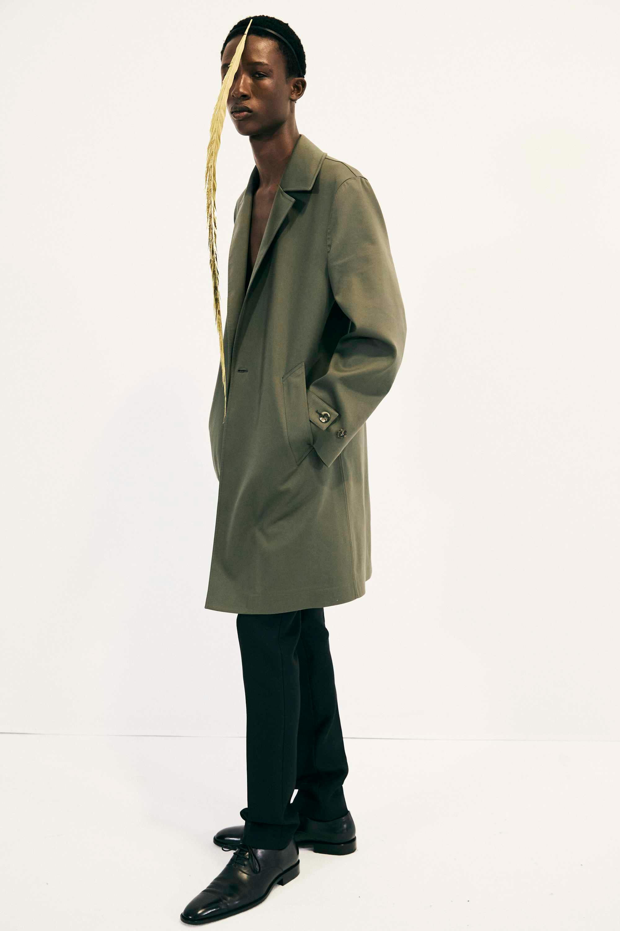 backstage at LOEWE SS25 menswear