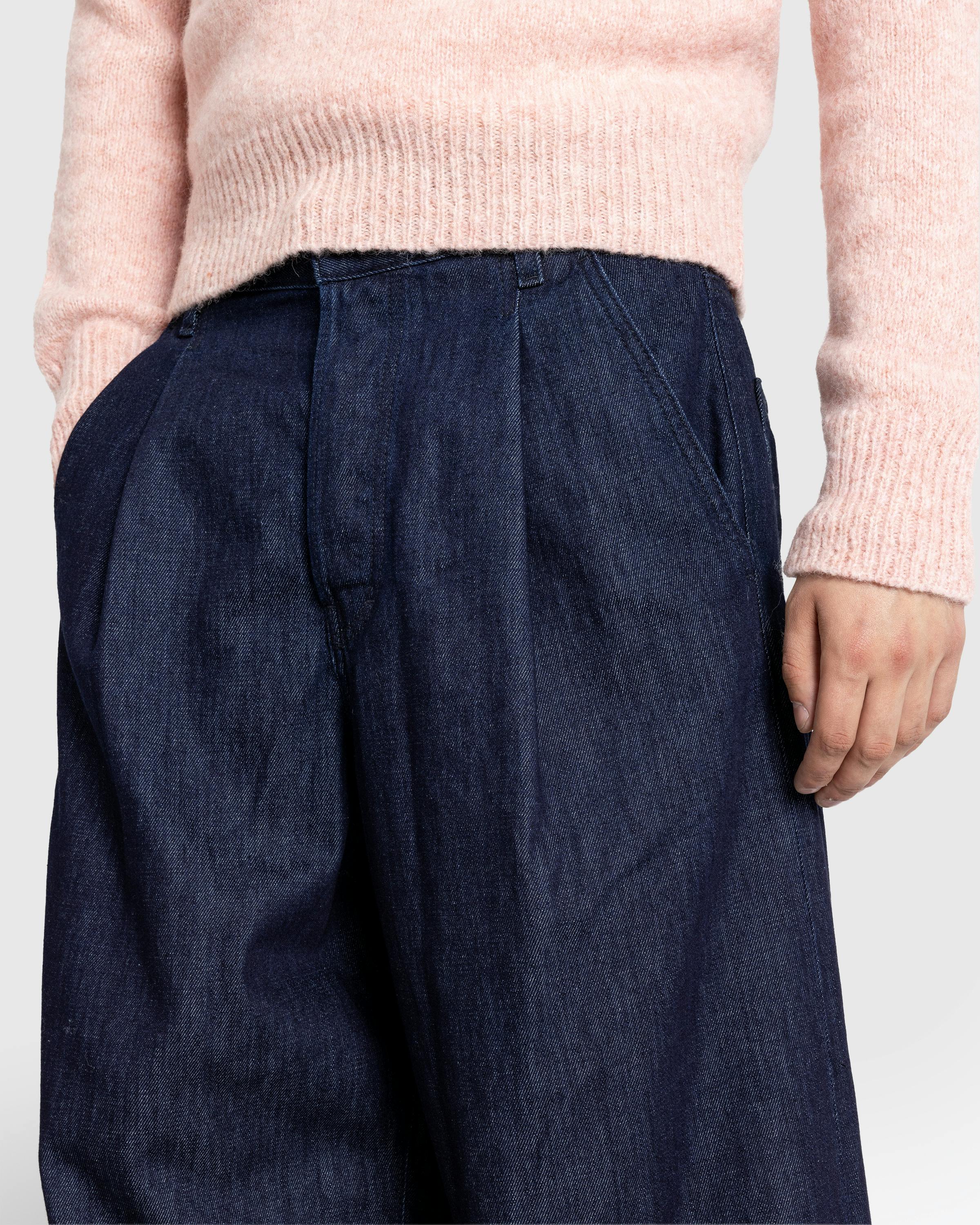 Dries van Noten – Penning Pleated Jeans Indigo - Trousers - Blue - Image 5
