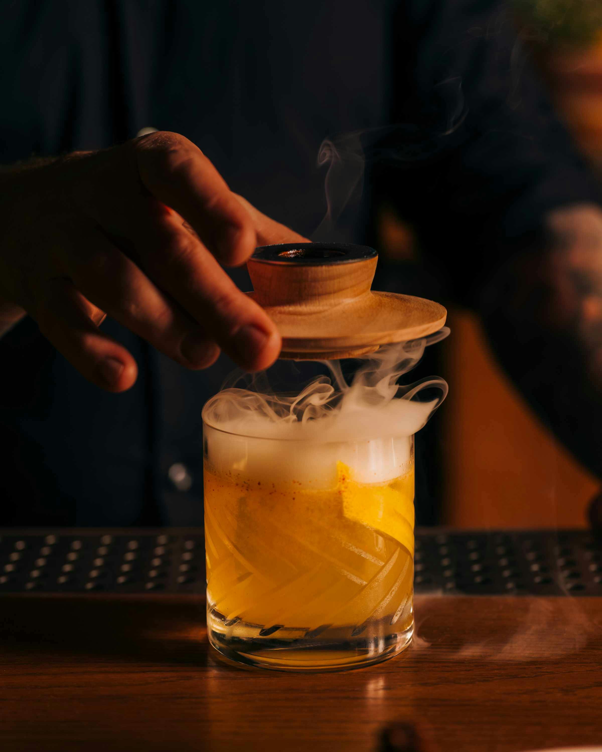 The Benjamin Hollywood founder & The Hundreds co-founder Ben Shenassafar inside his new restaurant