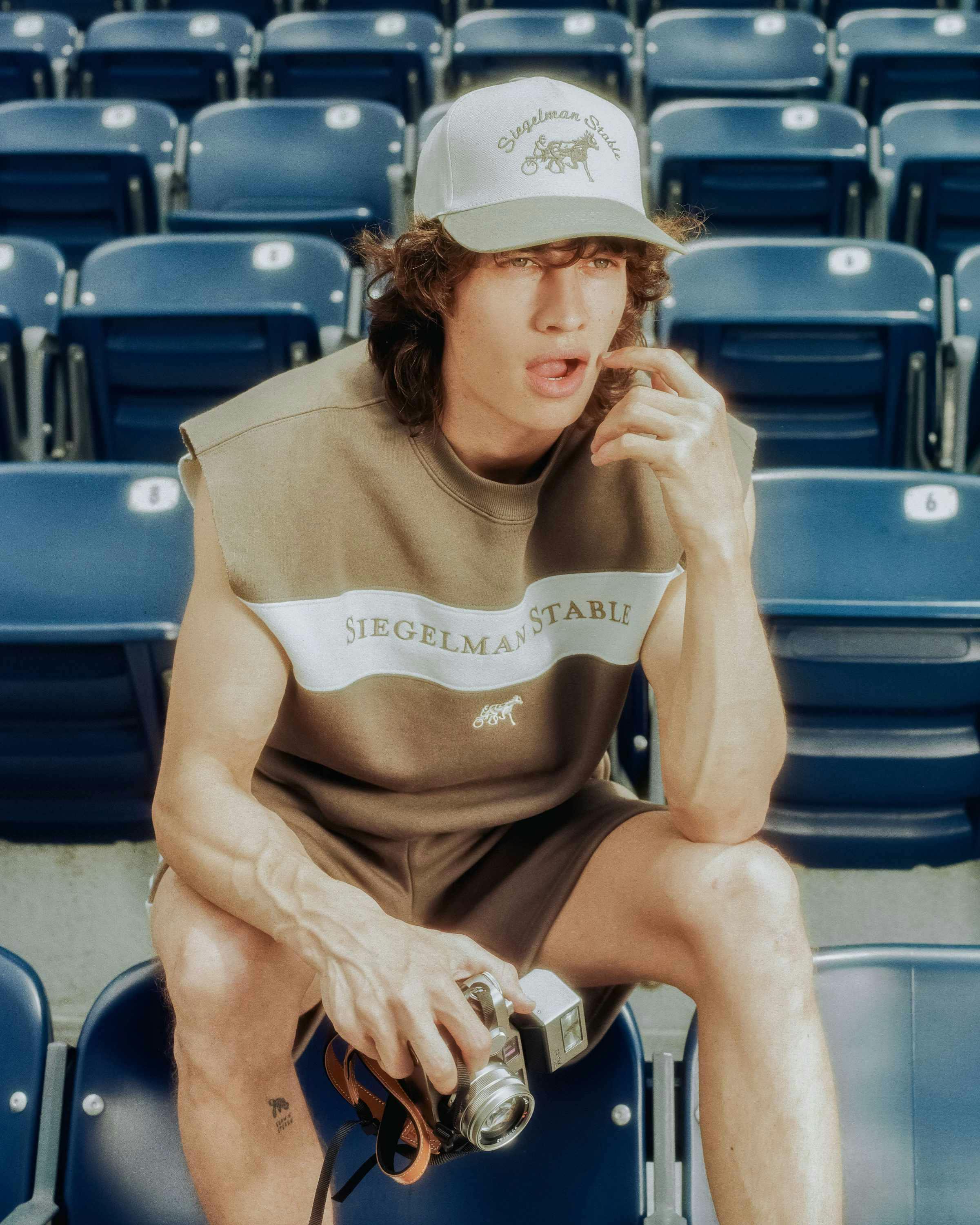 Siegelman Stable's summer 2024 hats and clothing collection worn by models