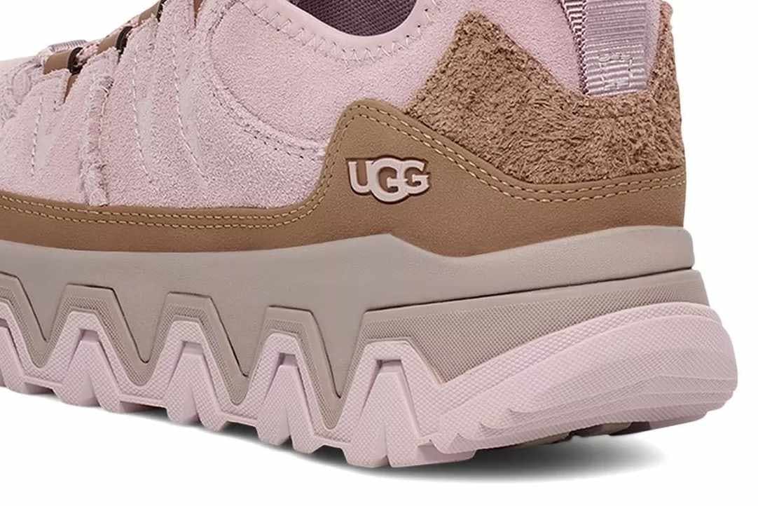 UGG's captrail sneaker in pale smoke grey and tan colorway