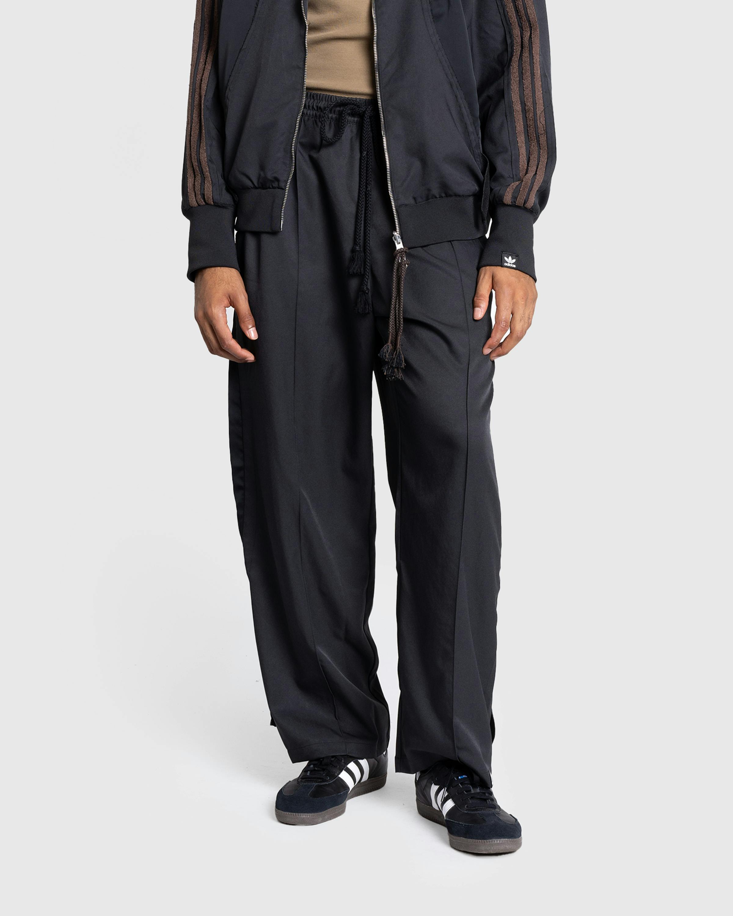 adidas x Song For The Mute – Three Stripe Track Pant Black/Brown adidas x Song For The Mute – Three Stripe Track Pant Black/Brown