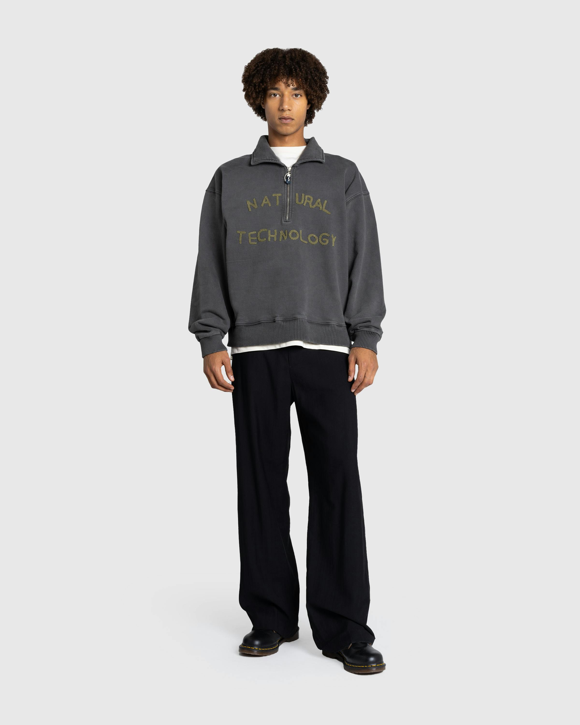 Story mfg. – Geo Pullover Charcoal | Highsnobiety Shop