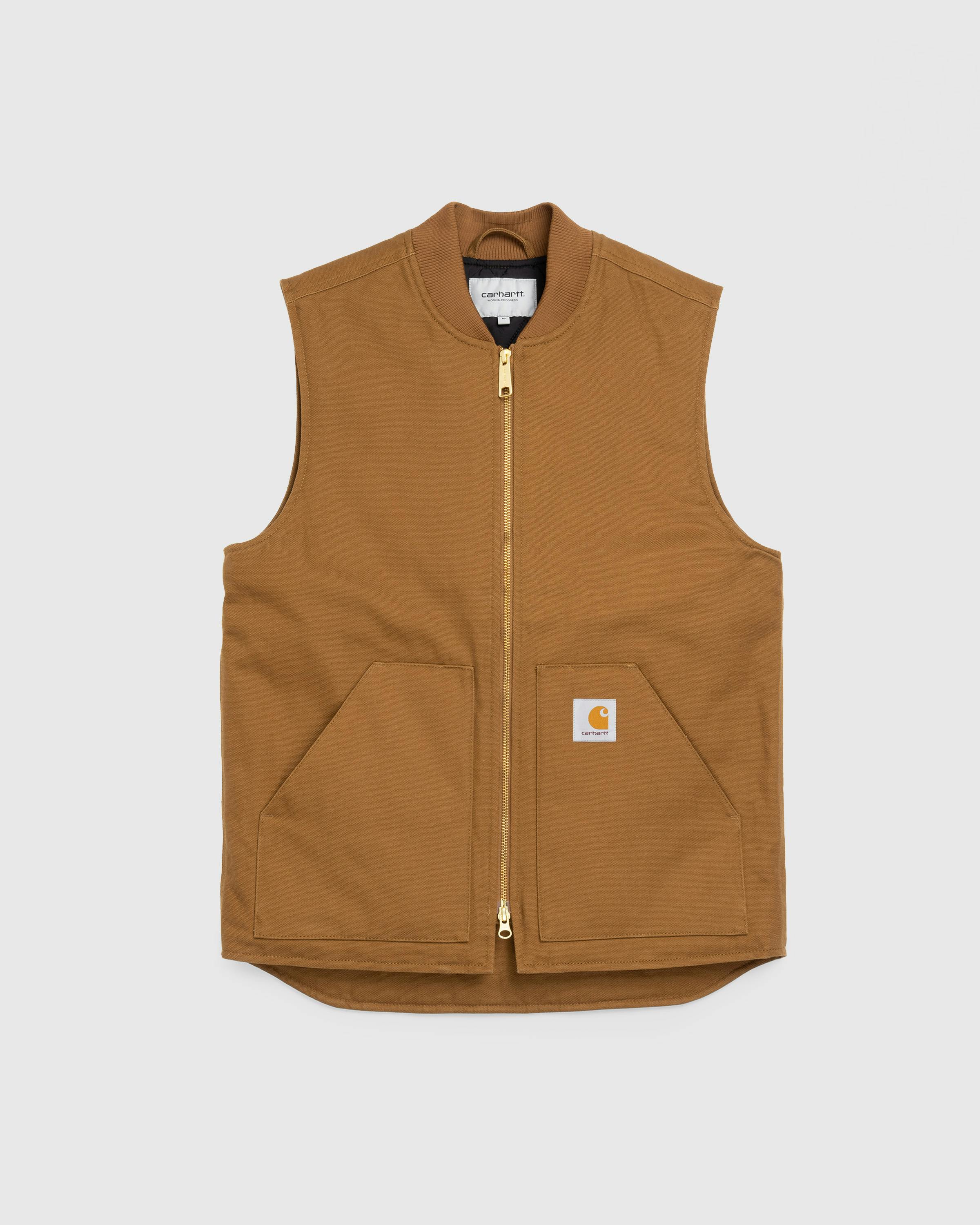 Carhartt WIP – Classic Vest Hamilton Brown  - Vests - Brown - Image 1