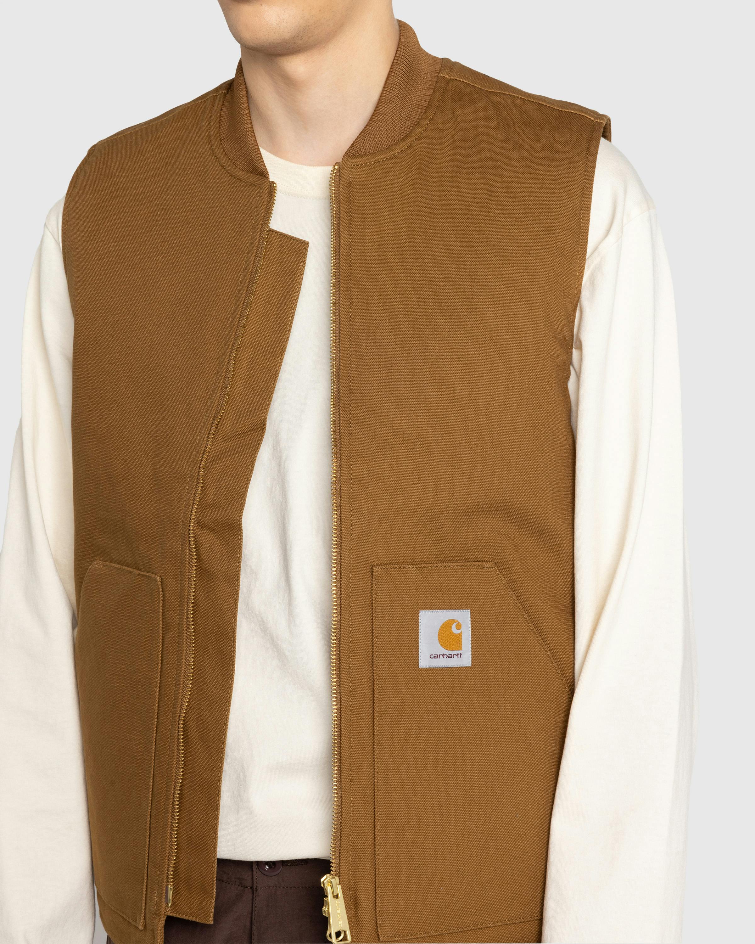 Carhartt WIP – Classic Vest Hamilton Brown  - Vests - Brown - Image 5