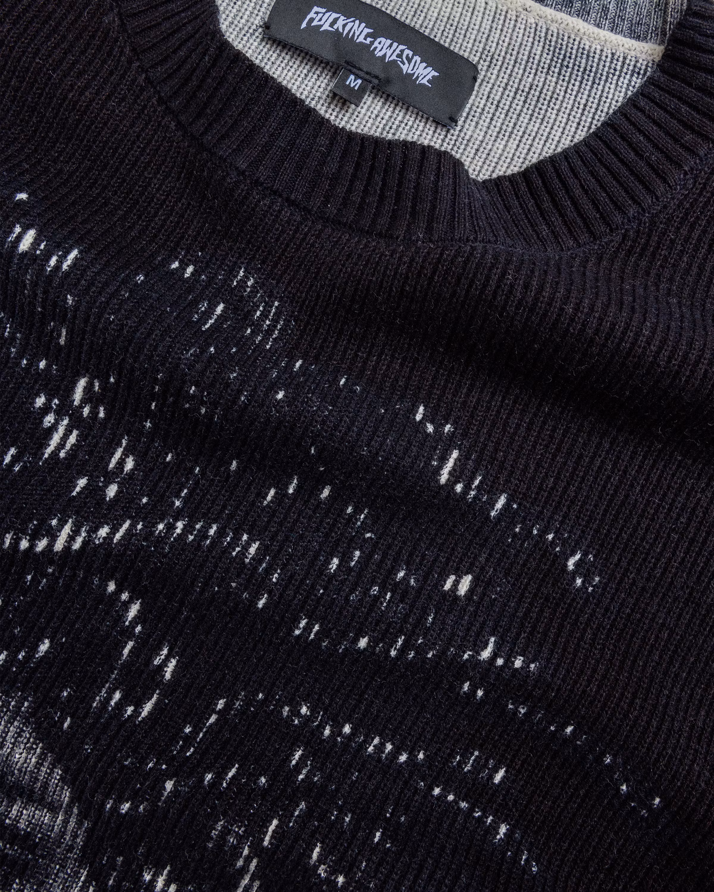 Fucking Awesome – Medusa Sweater Black/Off-White