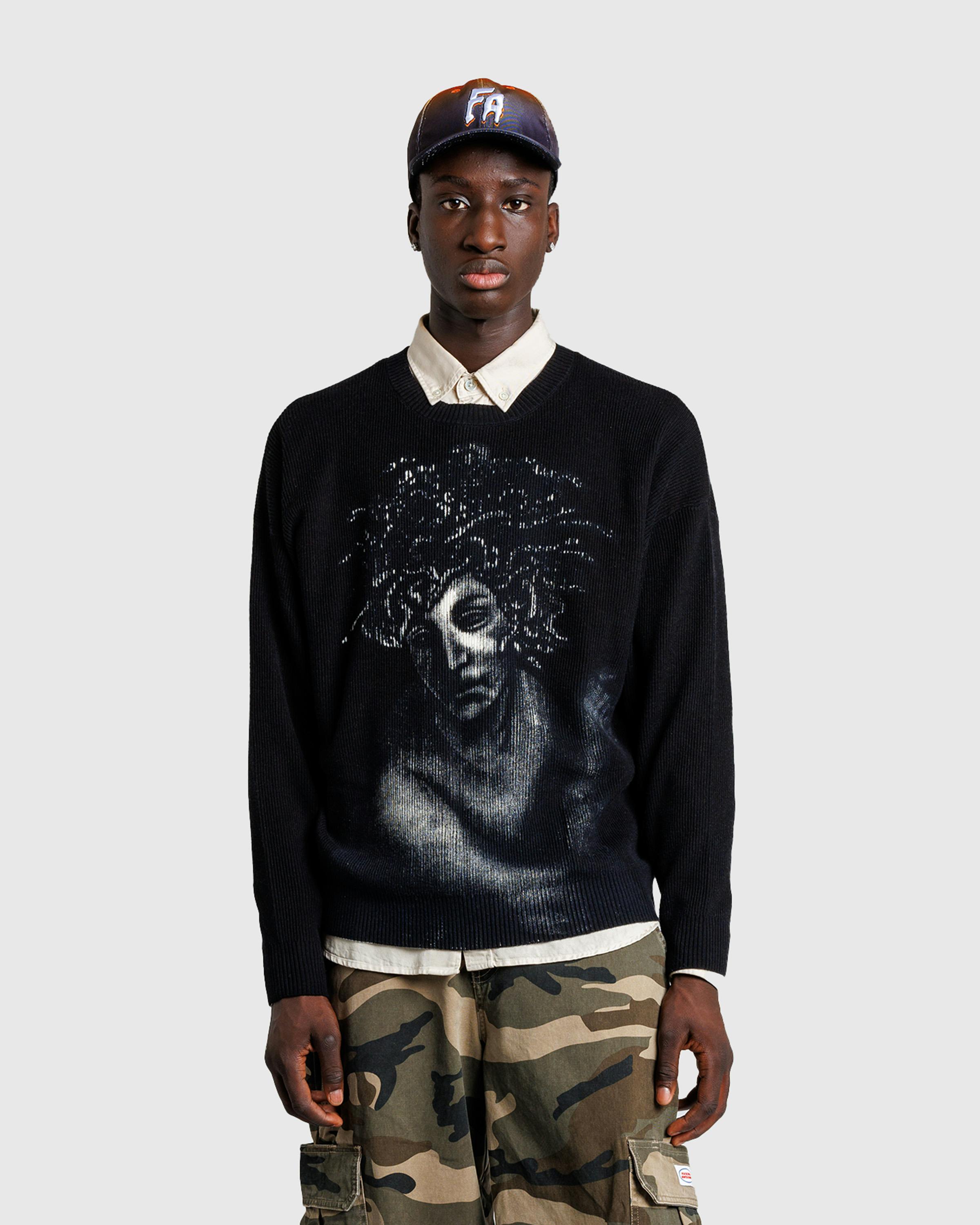 Fucking Awesome – Medusa Sweater Black/Off-White