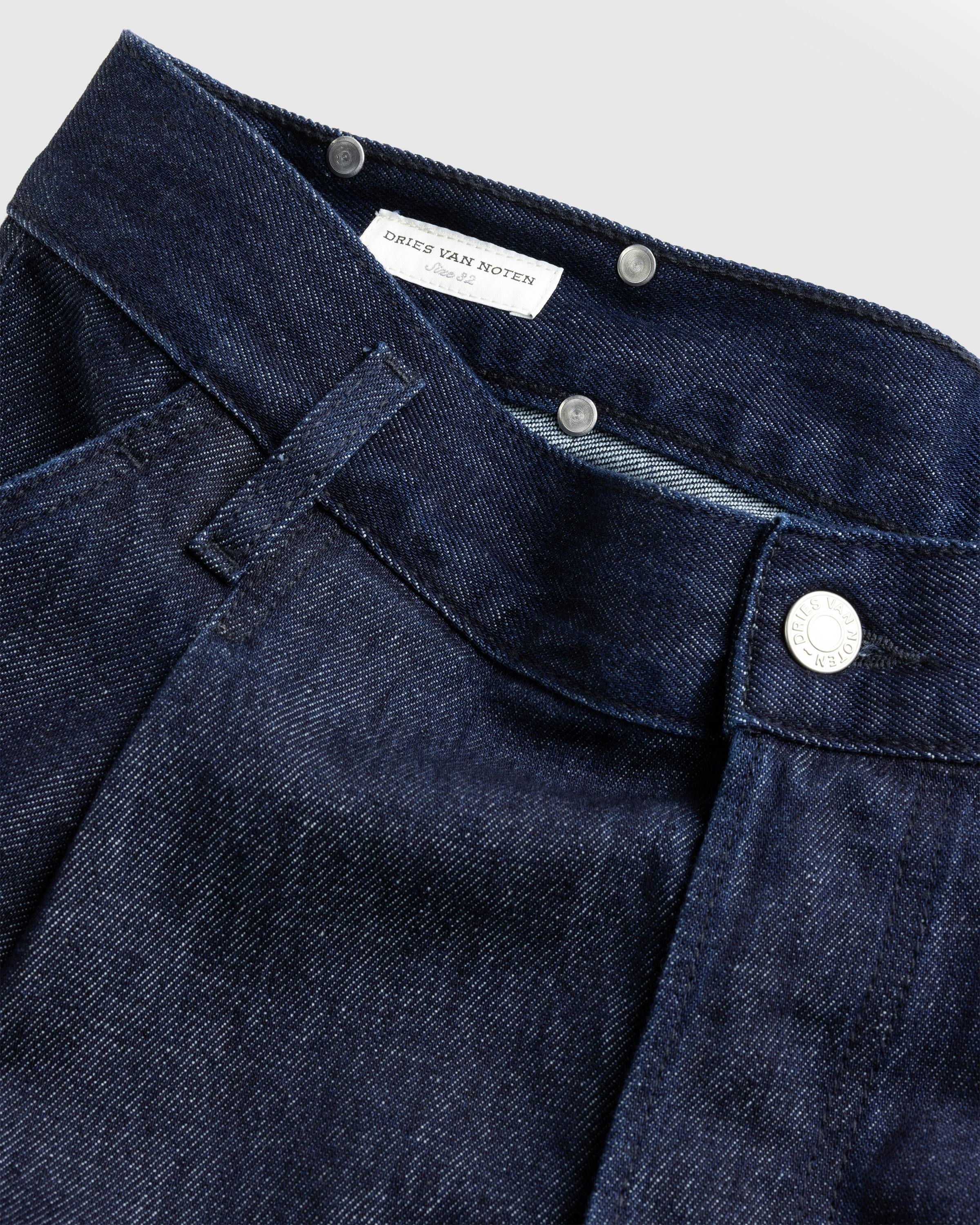Dries van Noten – Penning Pleated Jeans Indigo