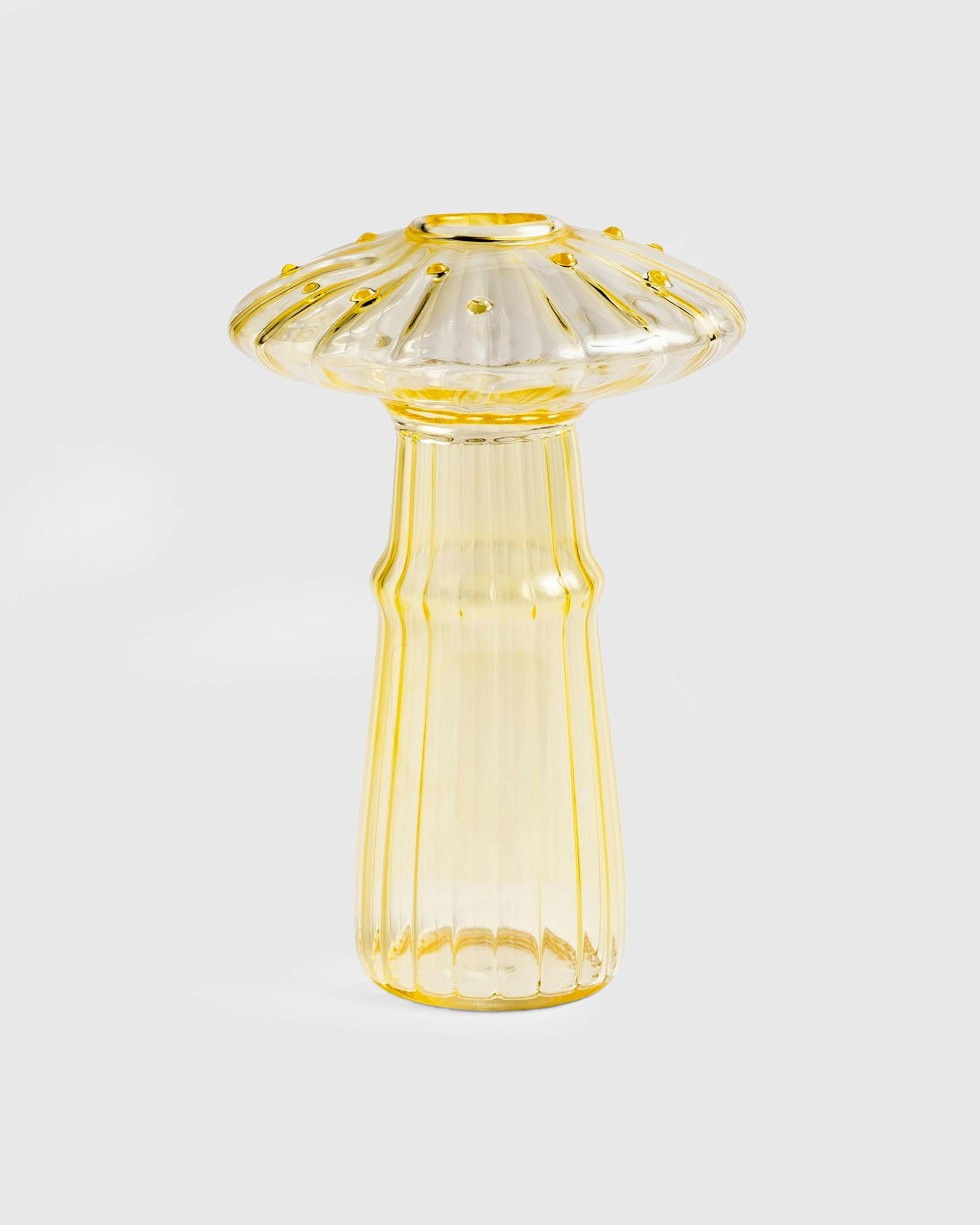 &Klevering – Vase Mushroom Yellow - Glassware and Barware - Yellow - Image 1