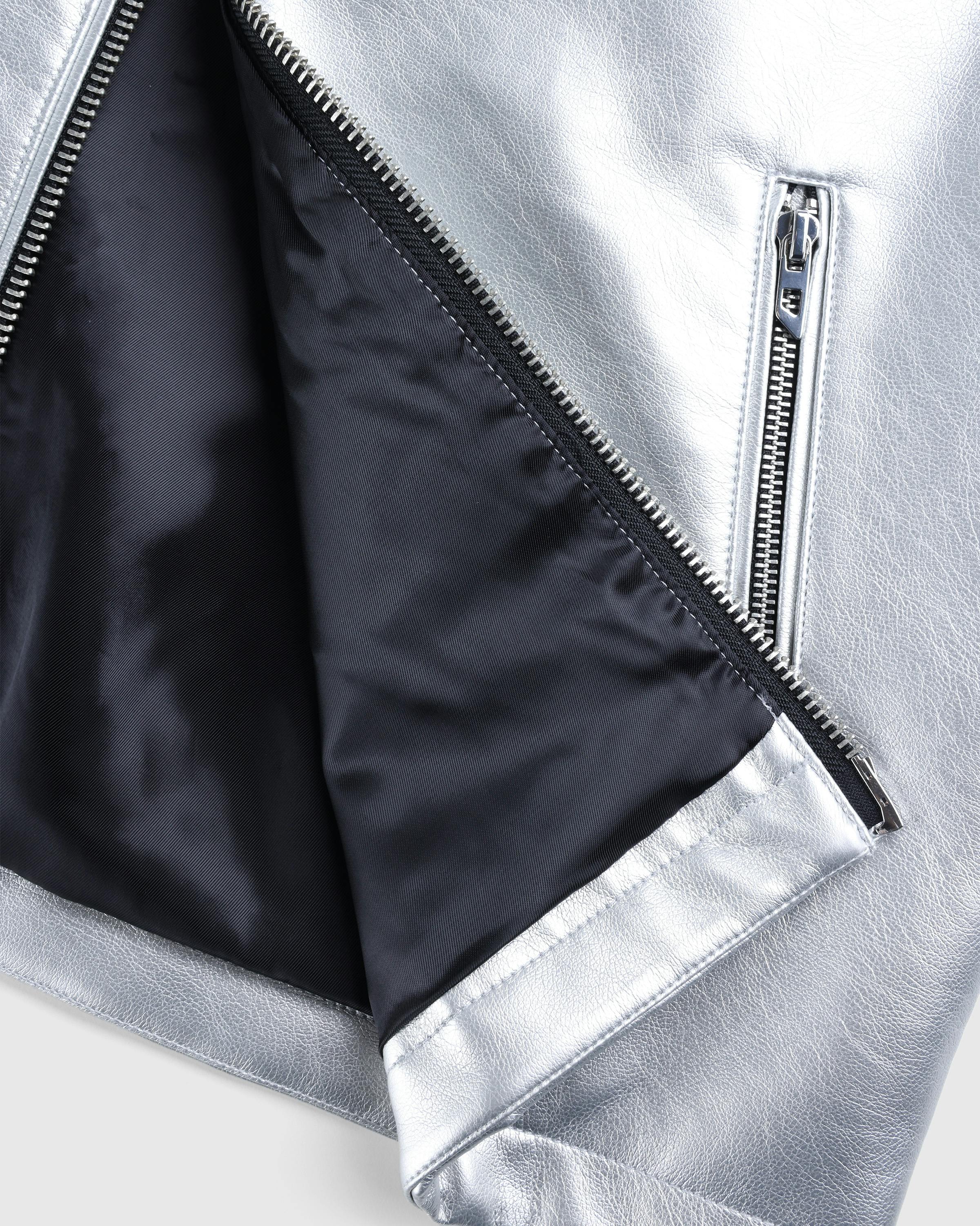 Diesel – J-Thome Jacket - Leather Jackets - Silver - Image 5