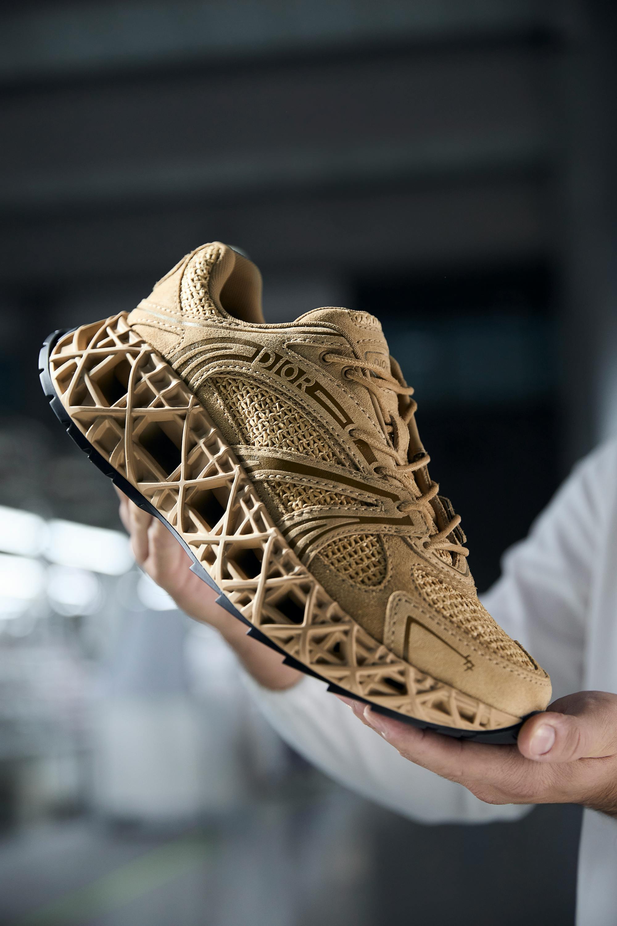 Dior's Baroquely Beige B35 Dad Shoe Is Light on Its Feet Dior's Baroquely Beige B35 Dad Shoe Is Light on Its Feet