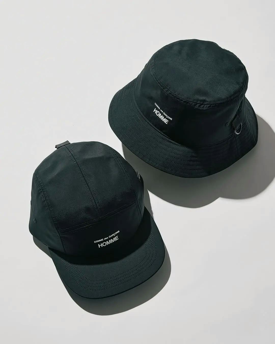 専用COMME des GARCONS HOMME 「BRIEFING」　CAP Comme des Garçon Homme Briefing Black Nylon Baseball Cap - W