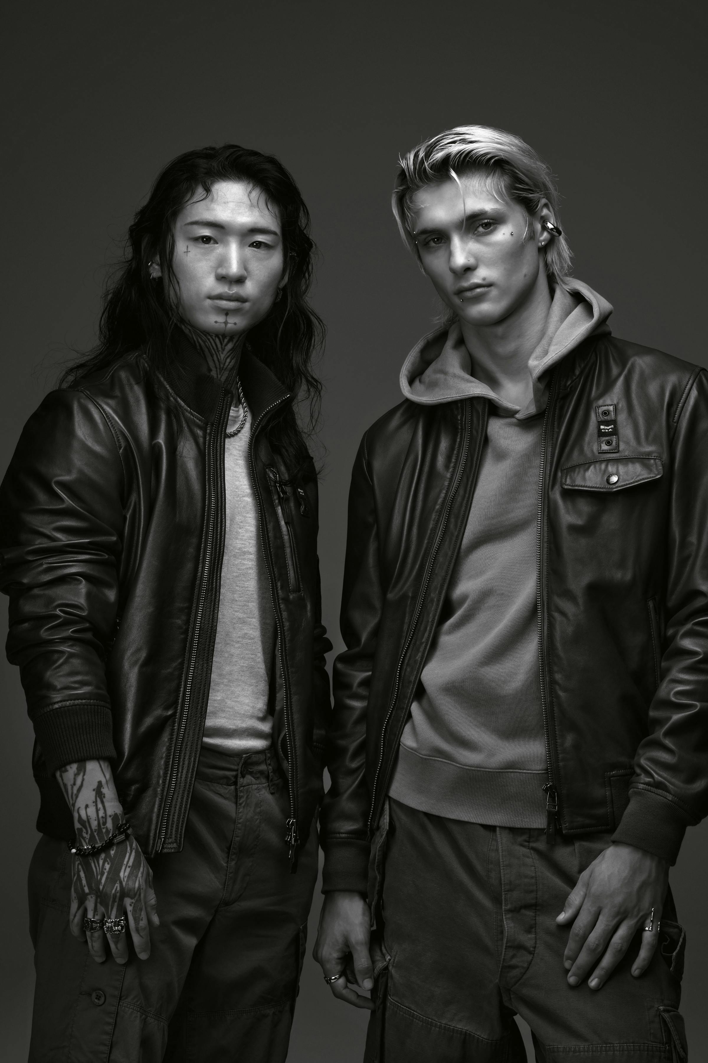 models wearing Blauer