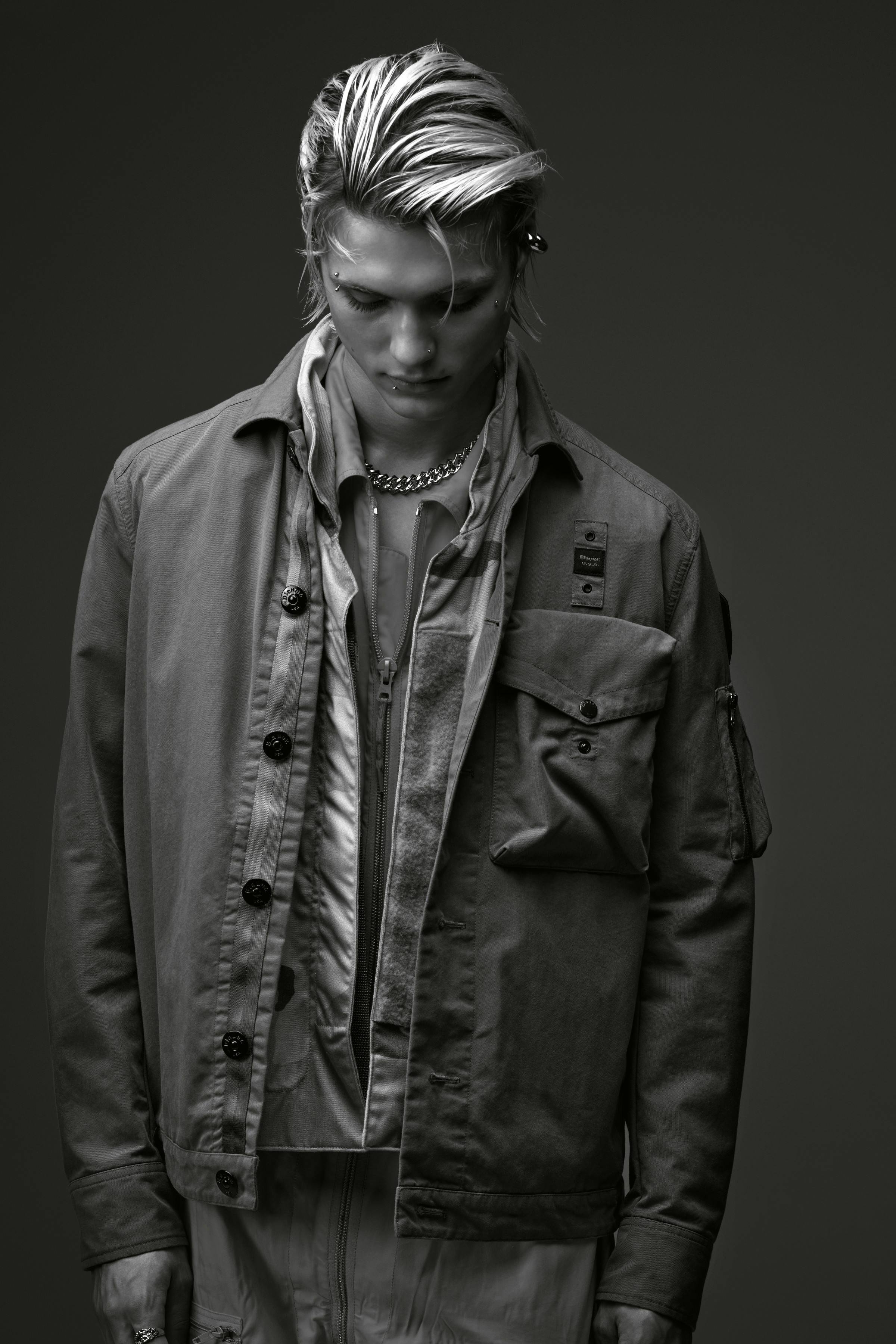 models wearing Blauer