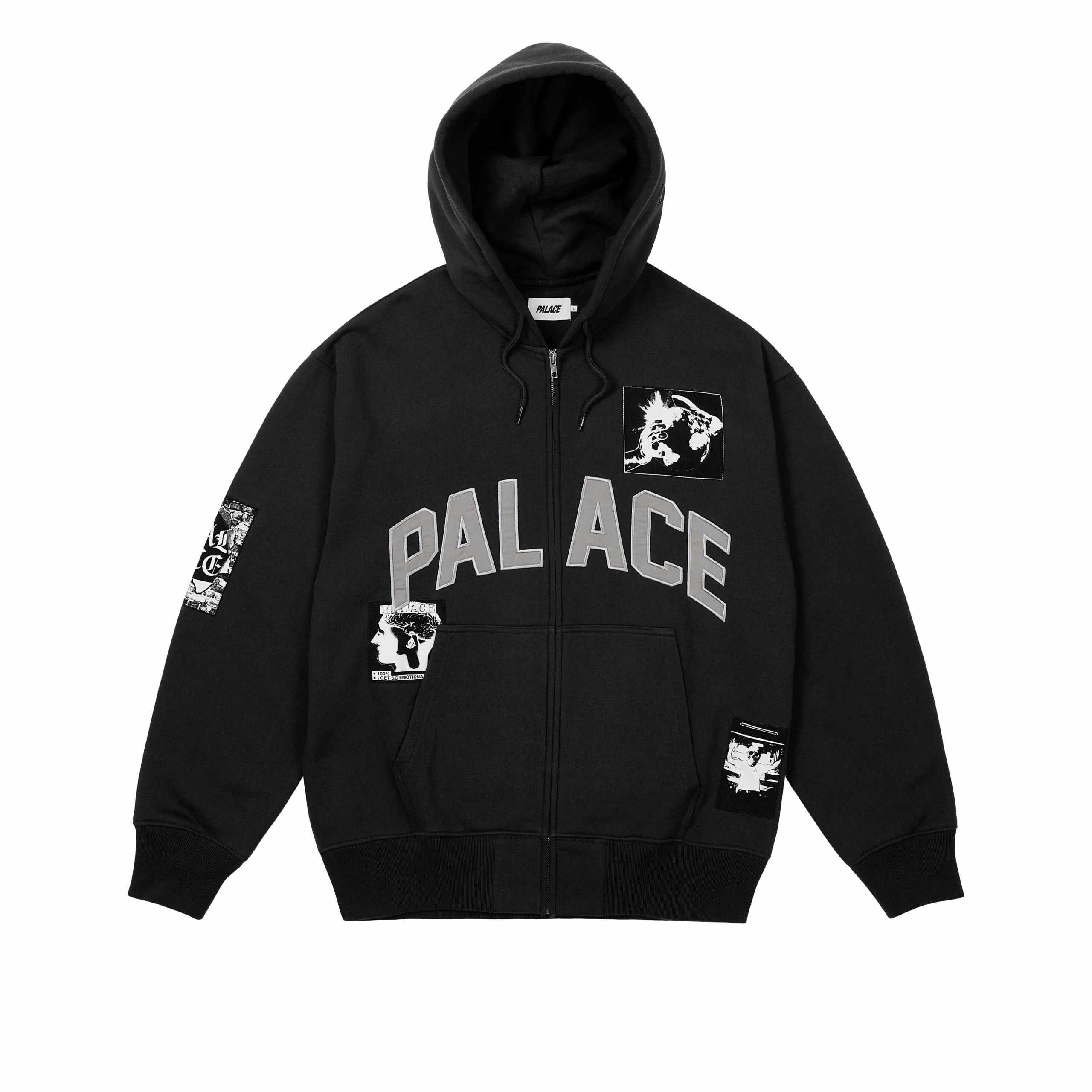 palace gap logo hoodie