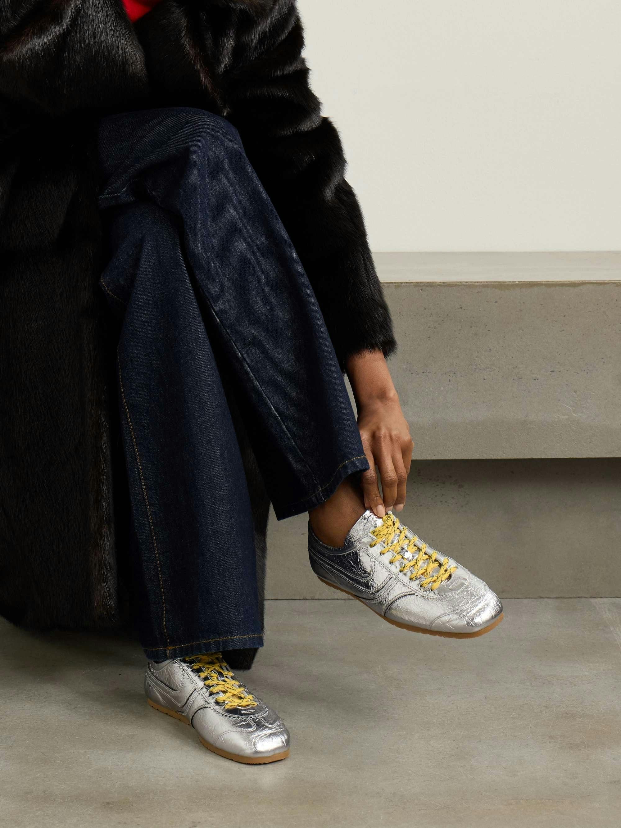 dries van noten suede sneaker