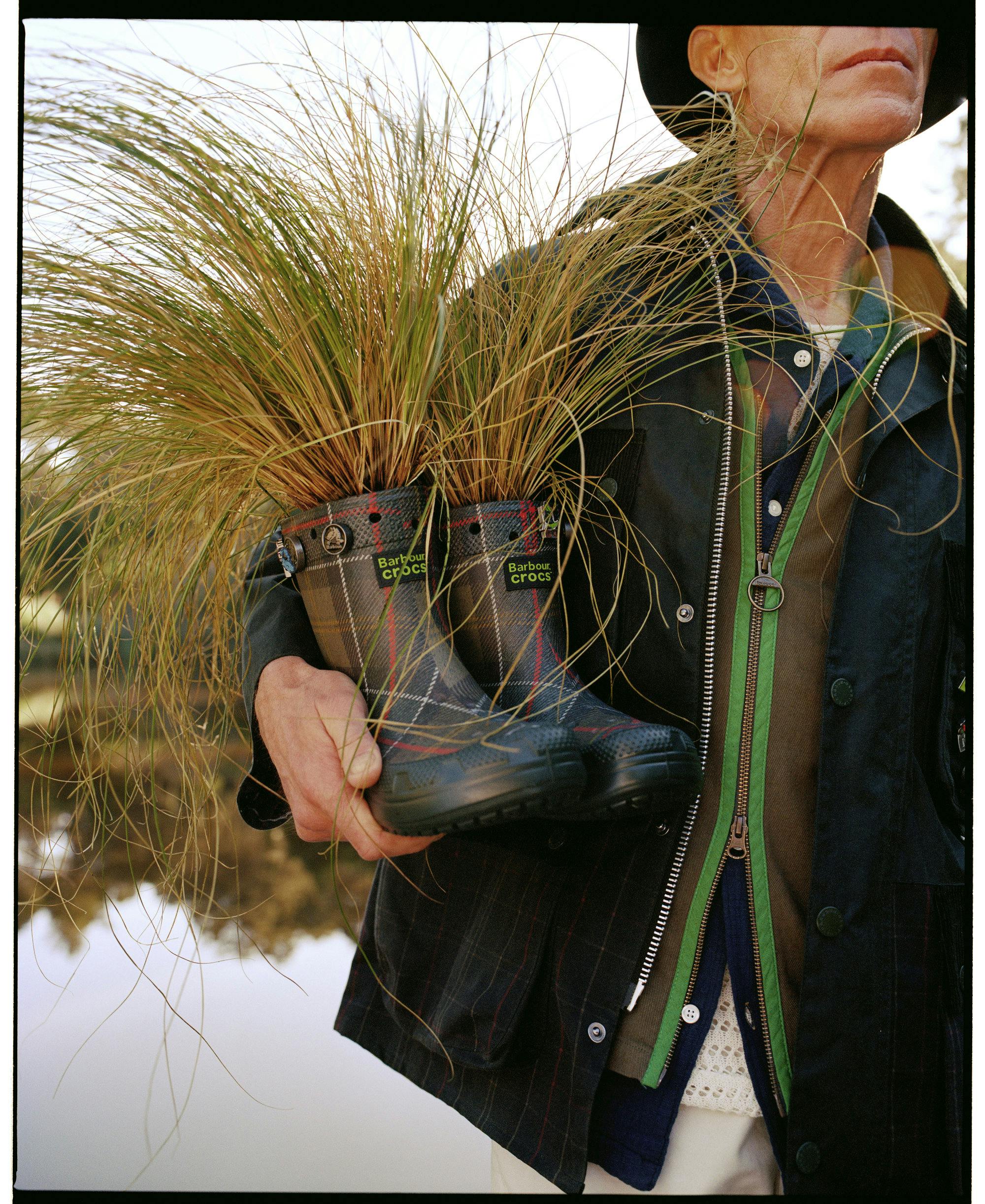 Crocs x Barbour