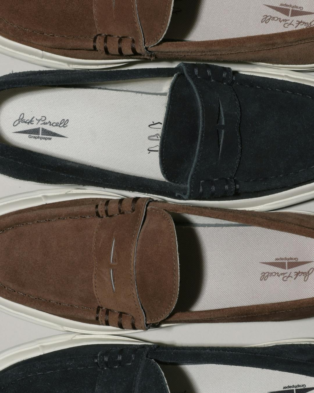 graphpaper converse skate loafer in suede