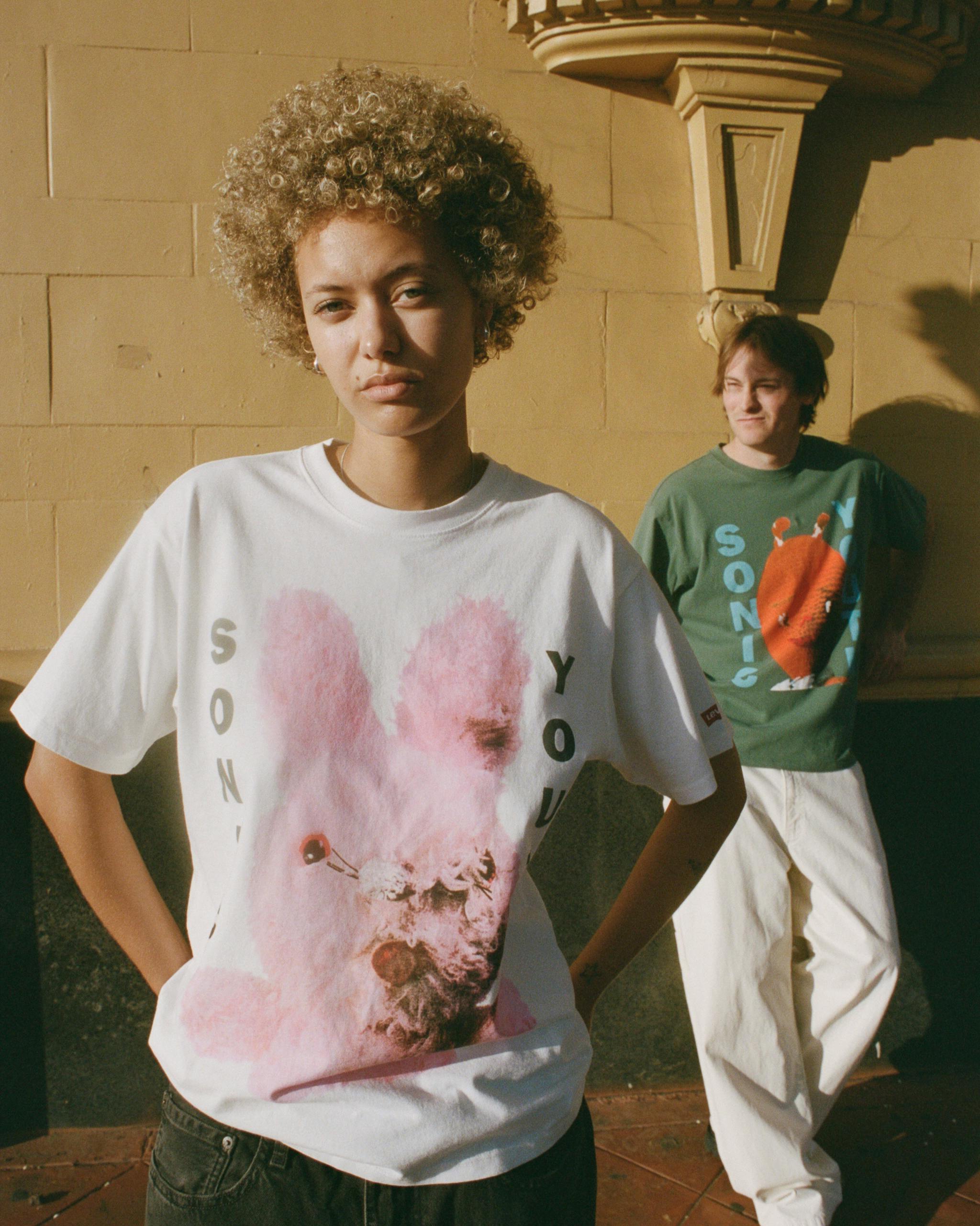 Levi's x Sonic Youth band tees