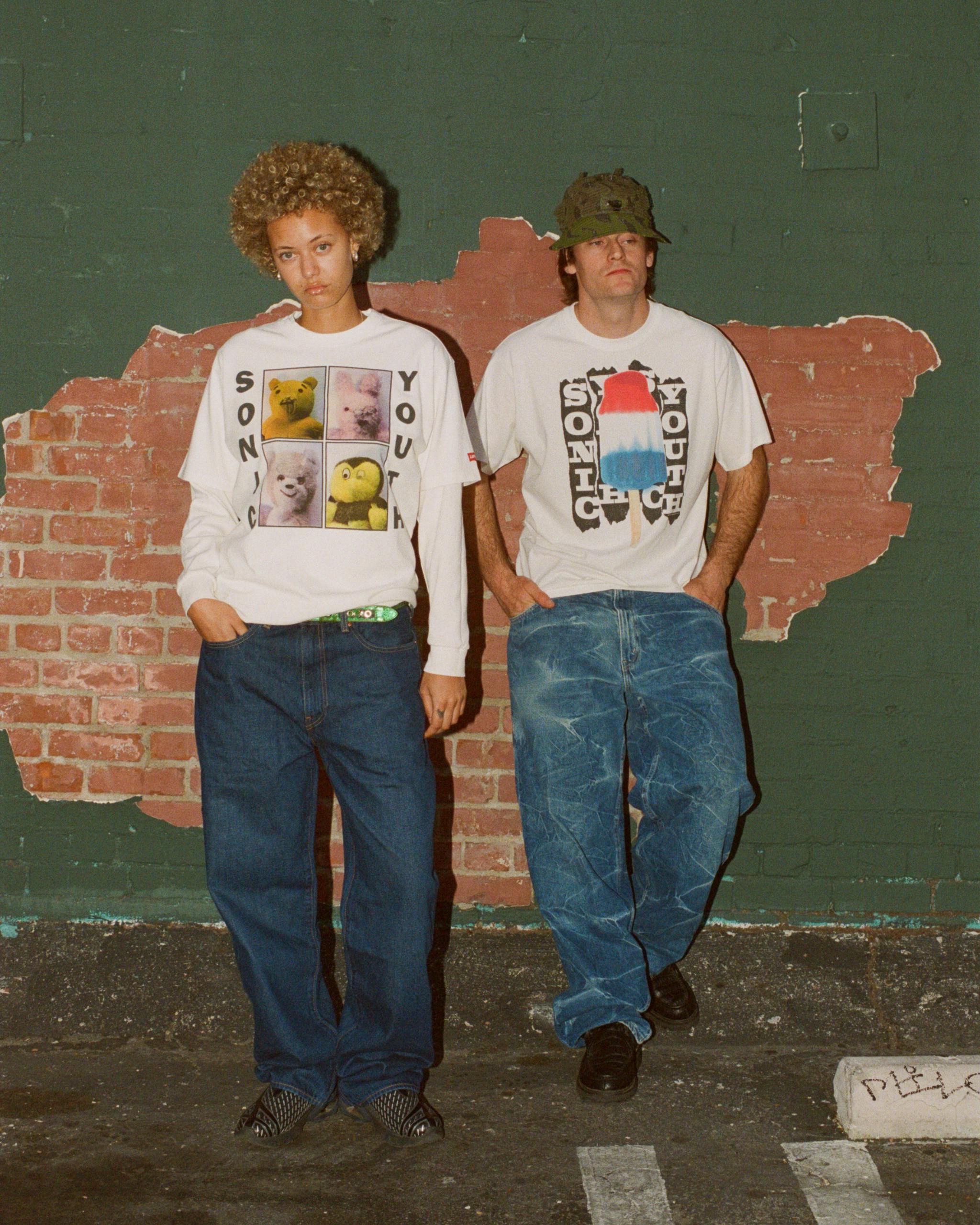 Levi's x Sonic Youth band tees