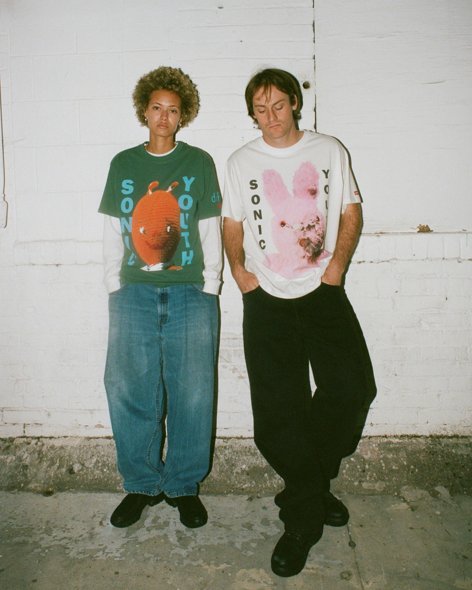 Levi's x Sonic Youth band tees