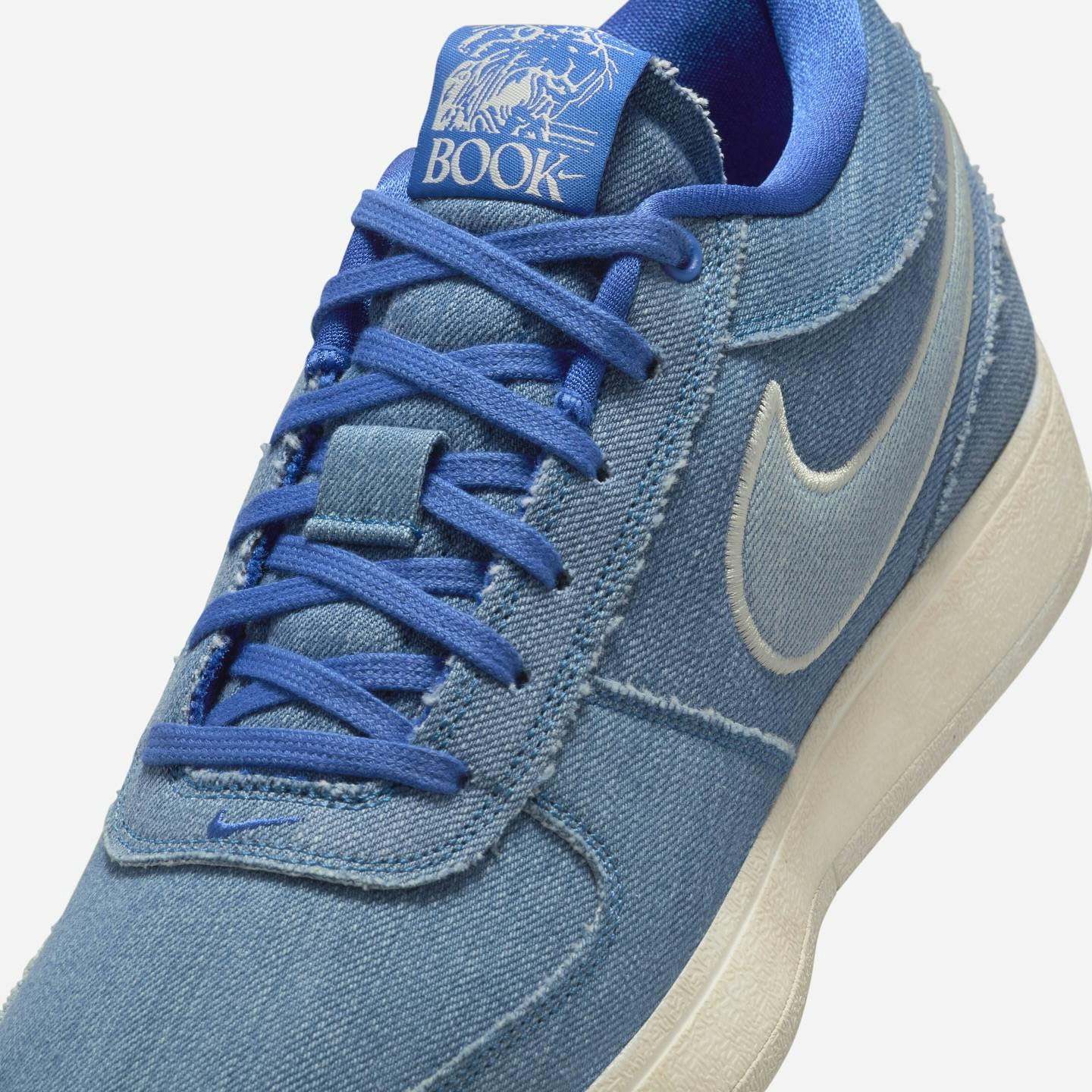 nike book 1 denim blue blood