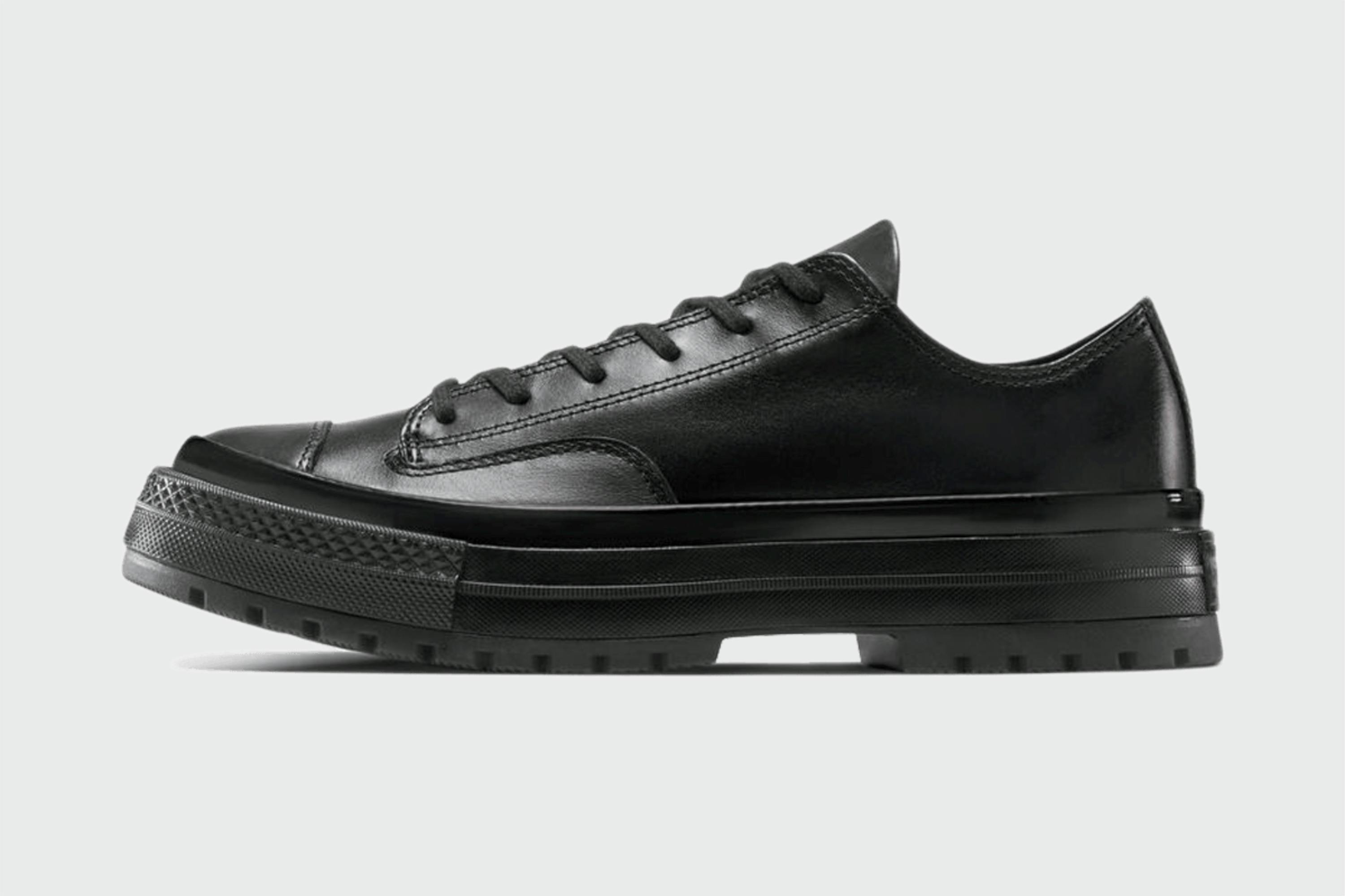 Converse Chuck 70 Formal Sneaker News Loafer Snake Skin All Black Fashion
