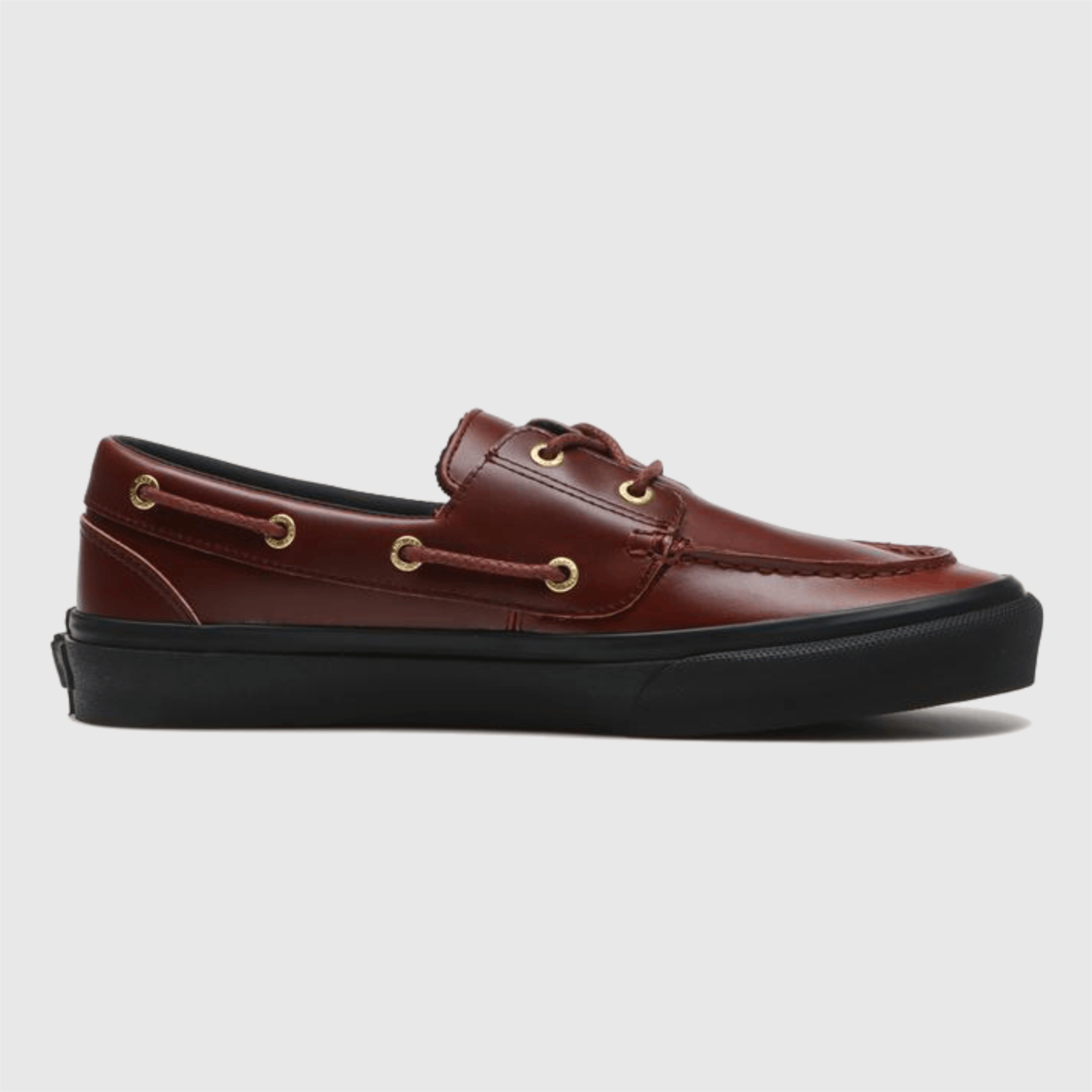 vans boat shoe sneaker in brown leather