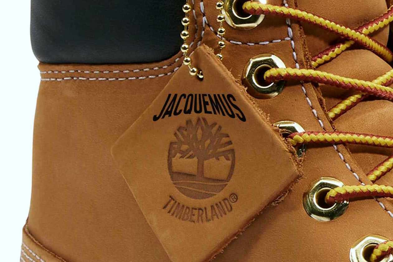 Timberland boot with Jacquemus logo