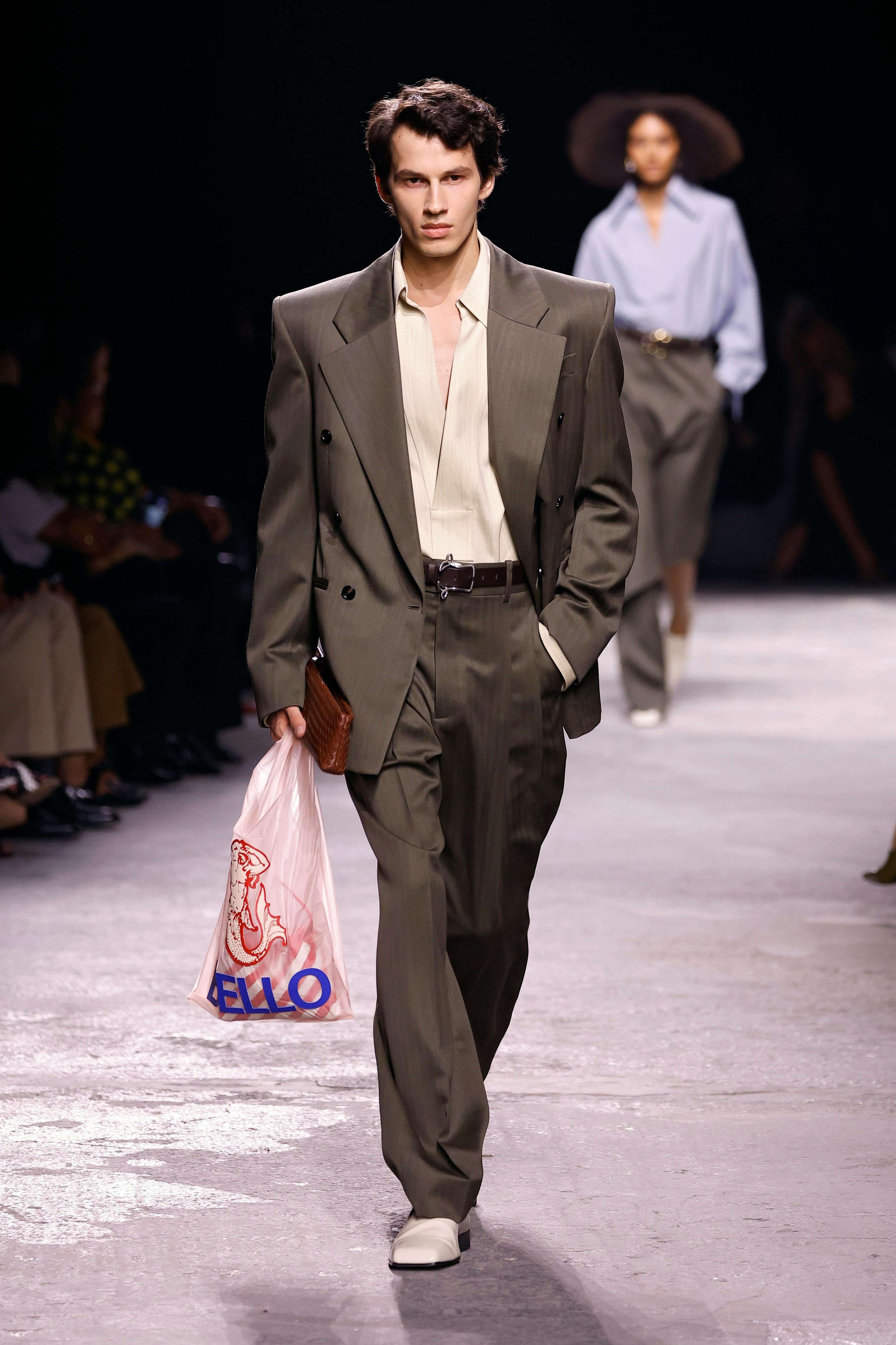 Luxury Grocery Store Plastic Shopping Bag Trend Bottega Veneta Chanel Balenciaga Louis Vuitton Moschino