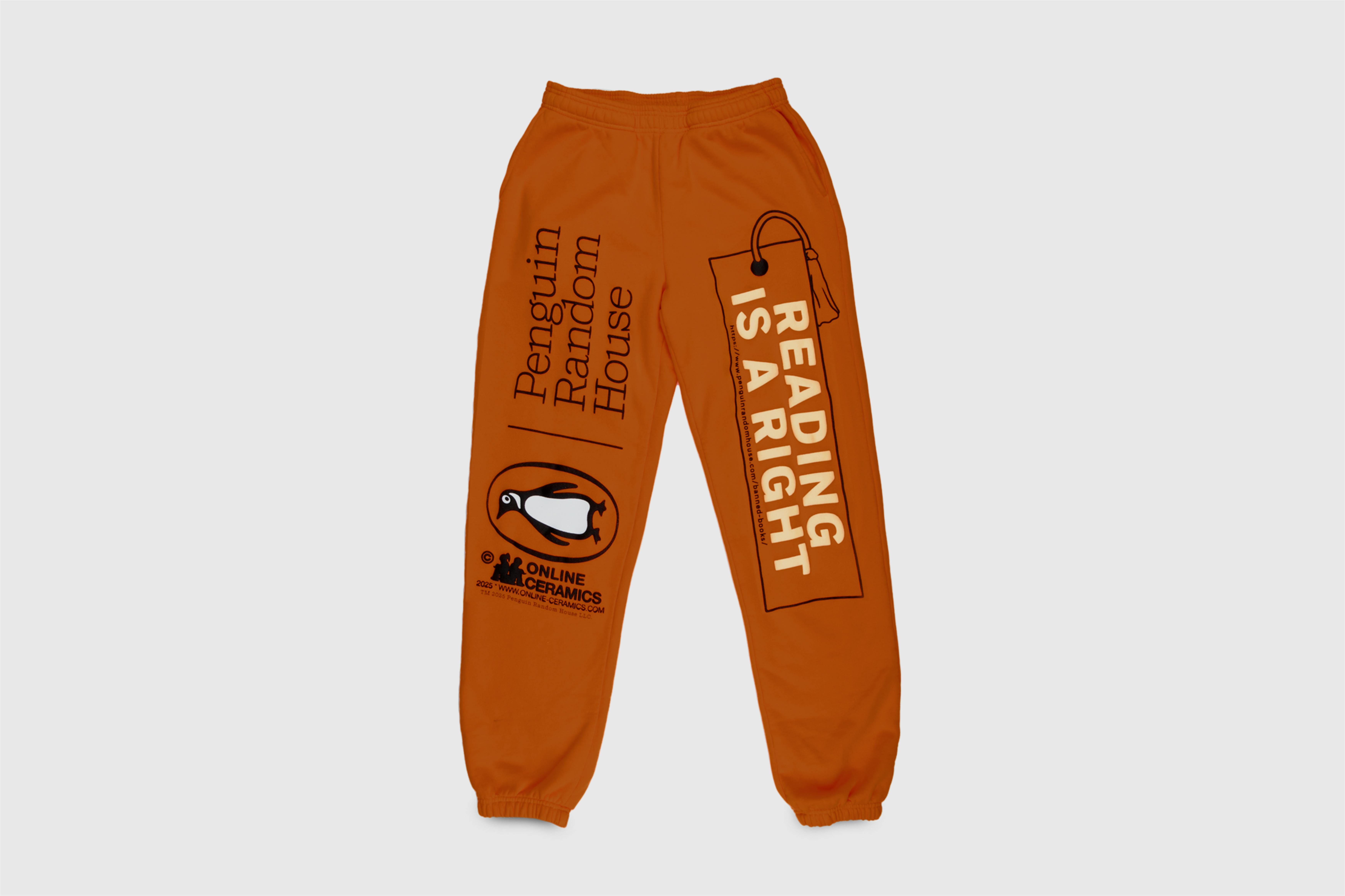 Online Ceramics Penguin Random House Collaboration Book Bans Slogan T-Shirts