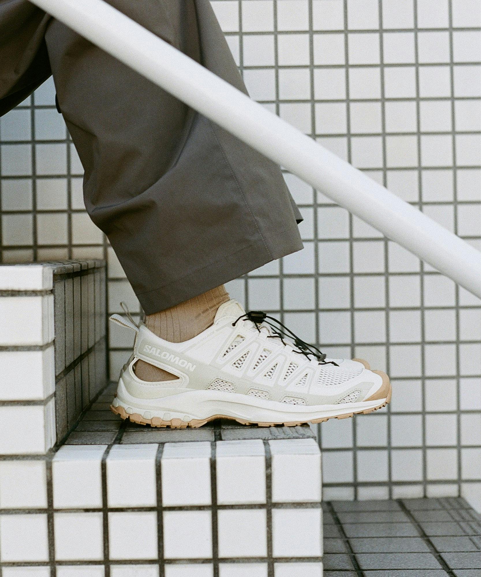 靴 SALOMON XA PRO 3D AMPHIB 6 UK SALOMON XA Pro 3D Amphib rubber-trimmed mesh sneakers | NET-A-PORTER