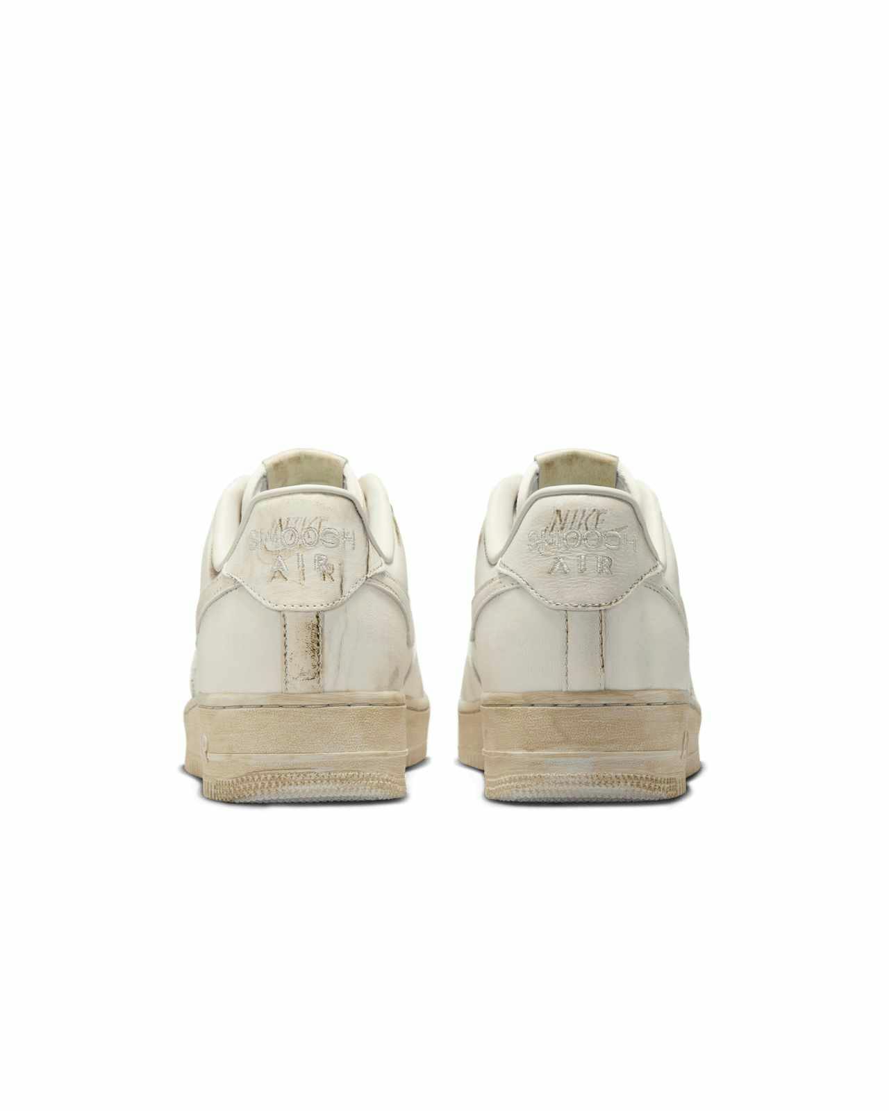 nike air force 1 dirty triple white sneaker
