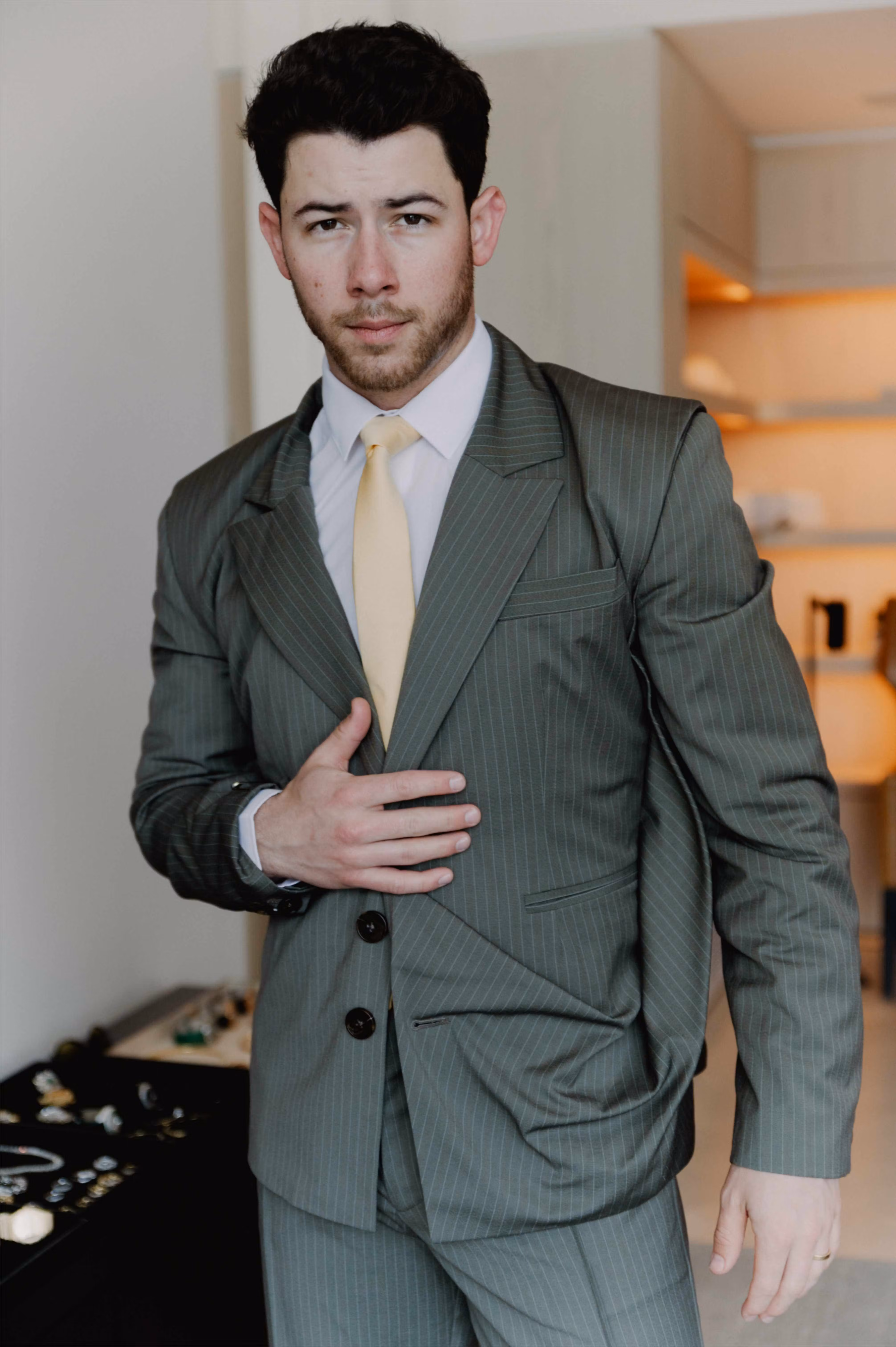 nick jonas bianca saunders met gala 2025 interview