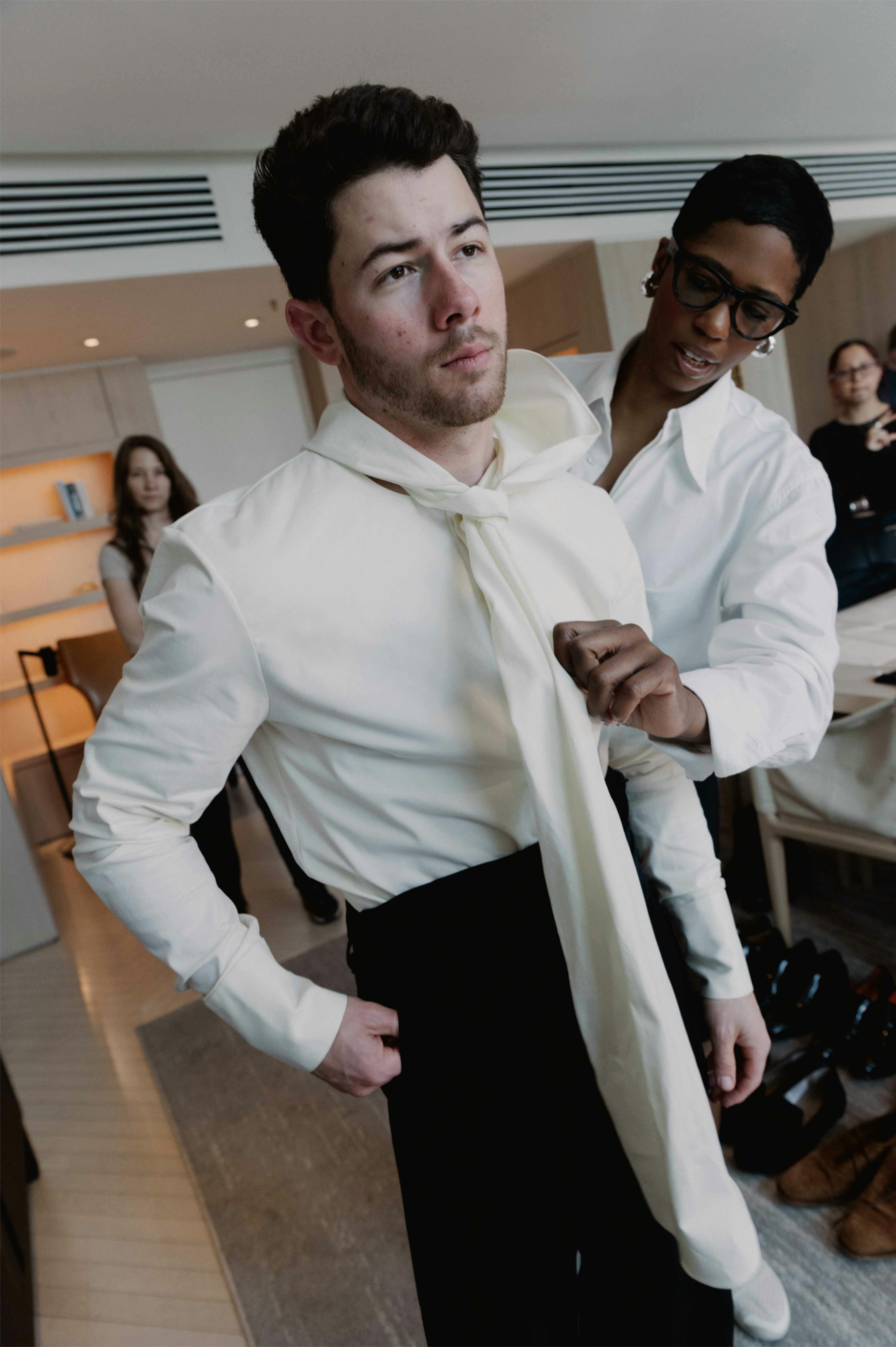 nick jonas bianca saunders met gala 2025 interview