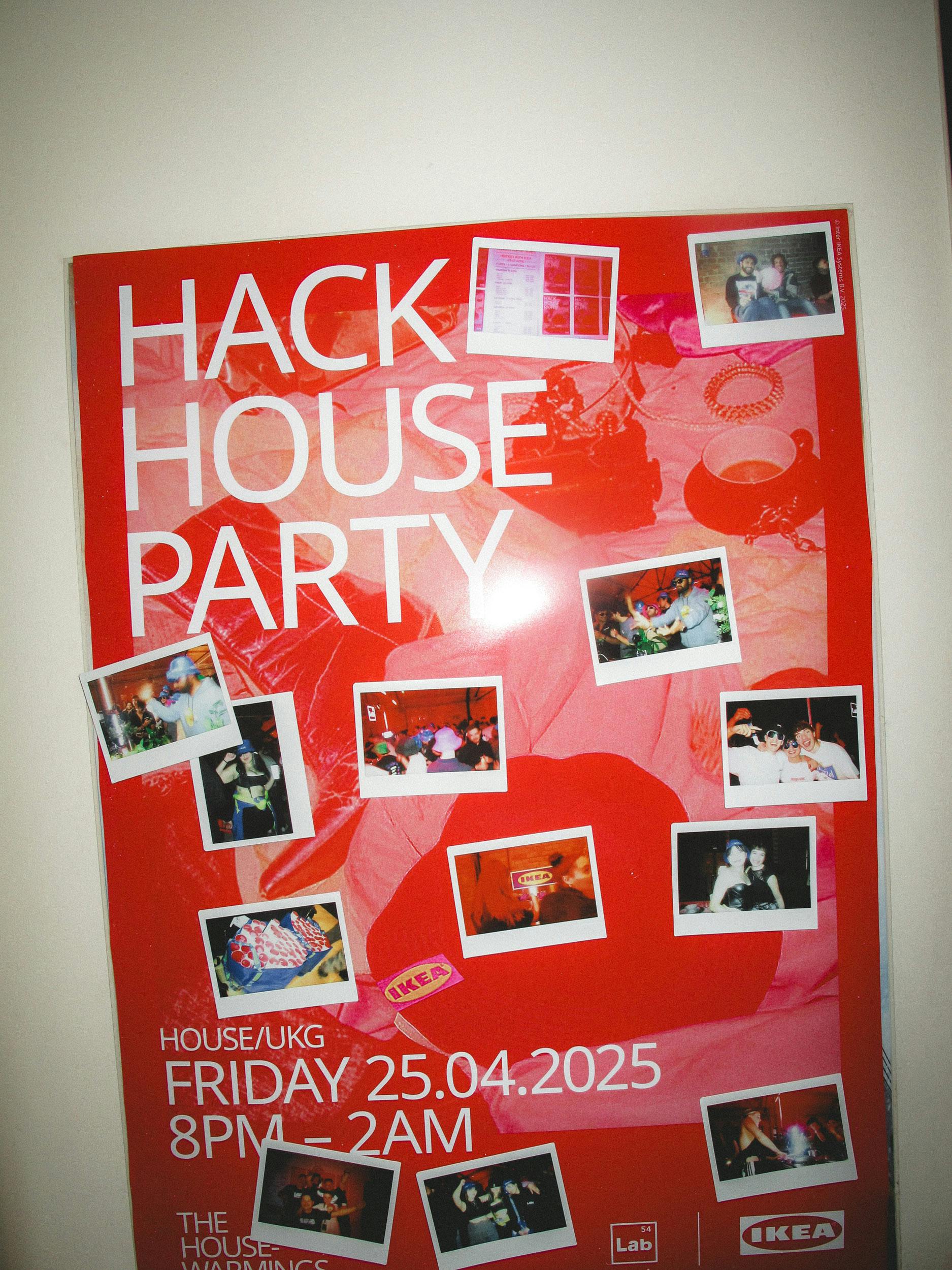 IKEA london store opening house party