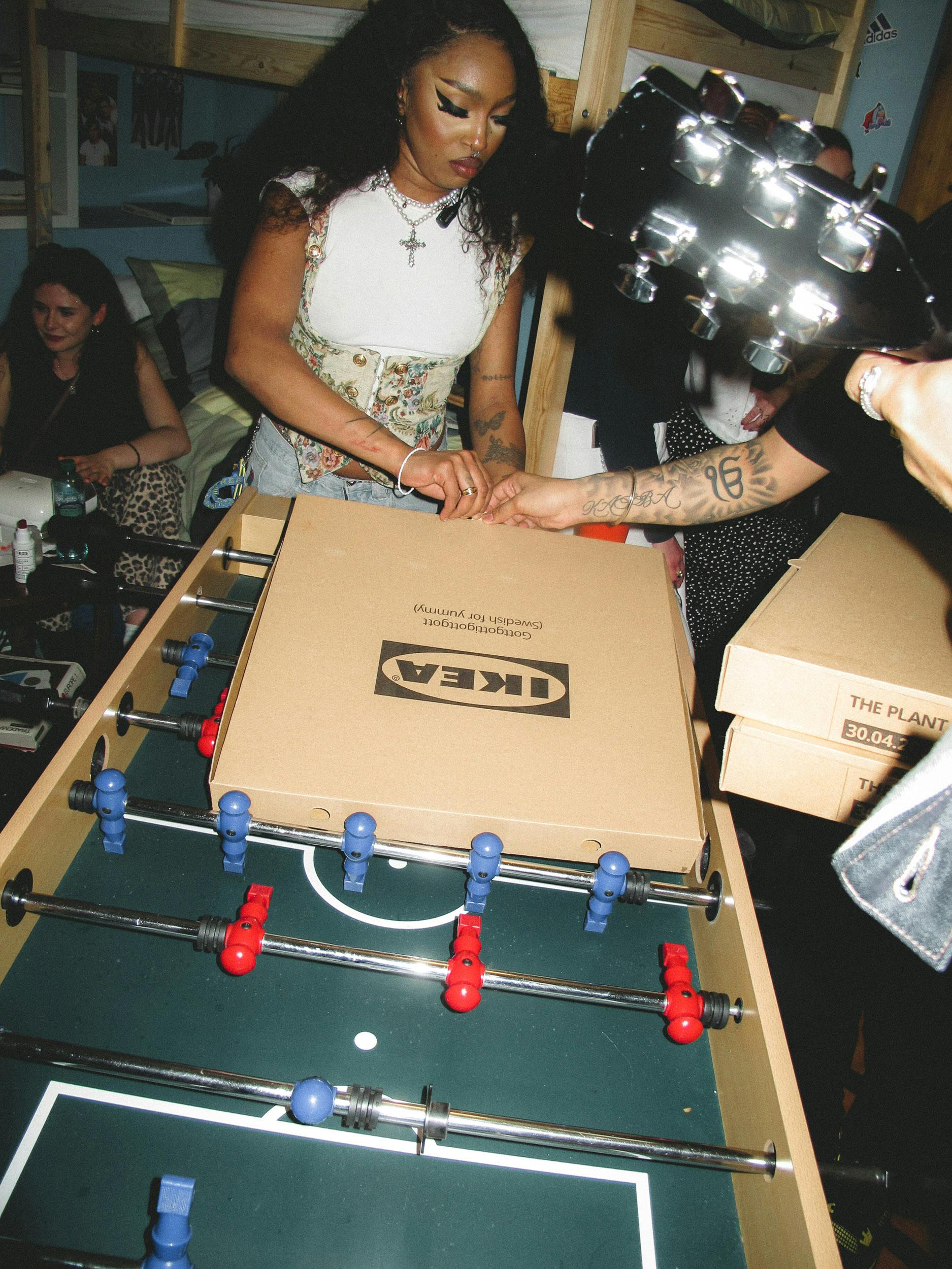 IKEA london store opening house party