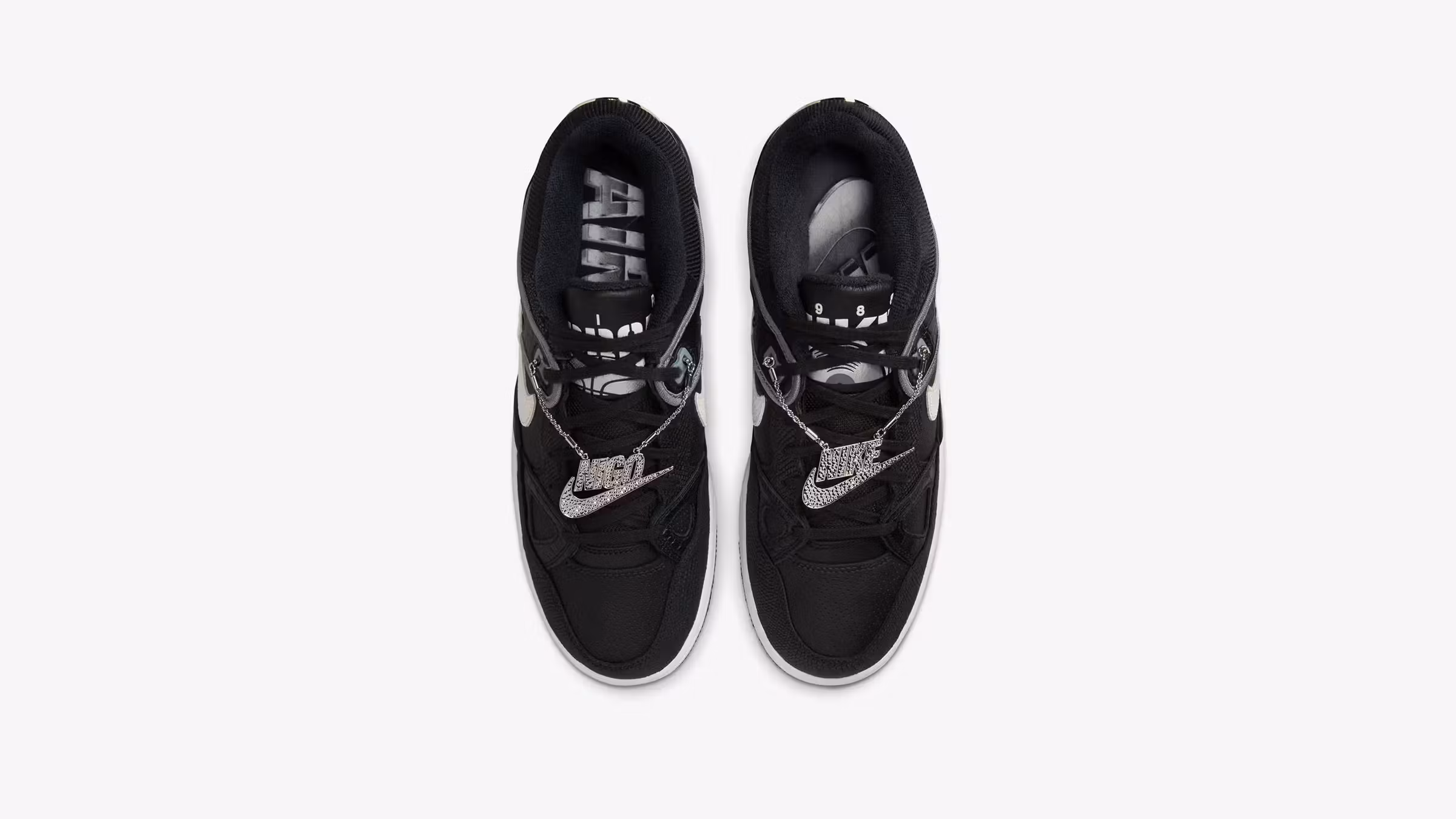 nike air force 3 nigo croc black