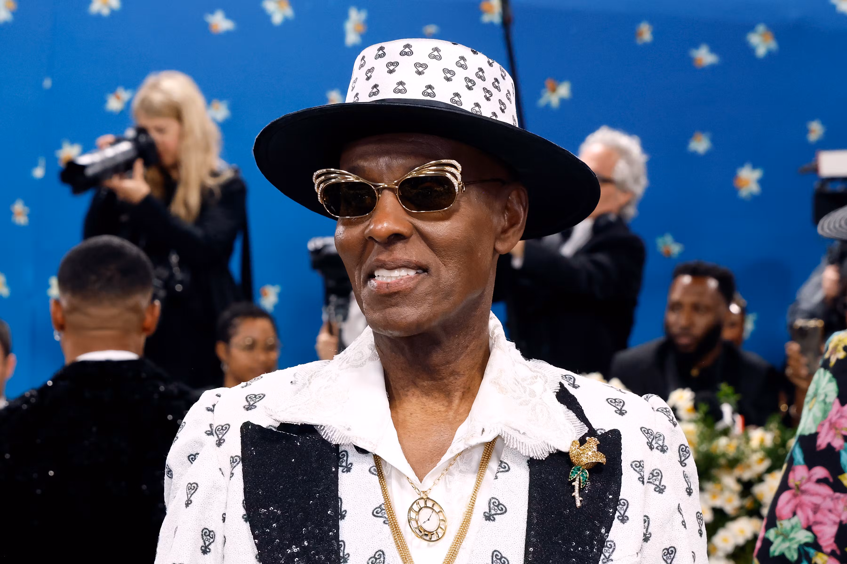 Dapper Dan in Cartier necklace