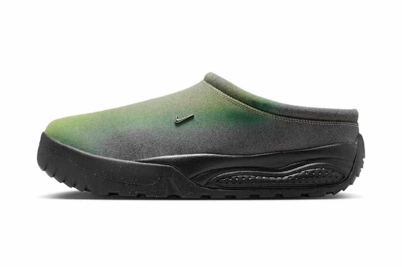 nike acg rufus mule in green gradient