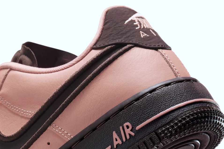 Nike Air Force 1 Dance in pink and brown