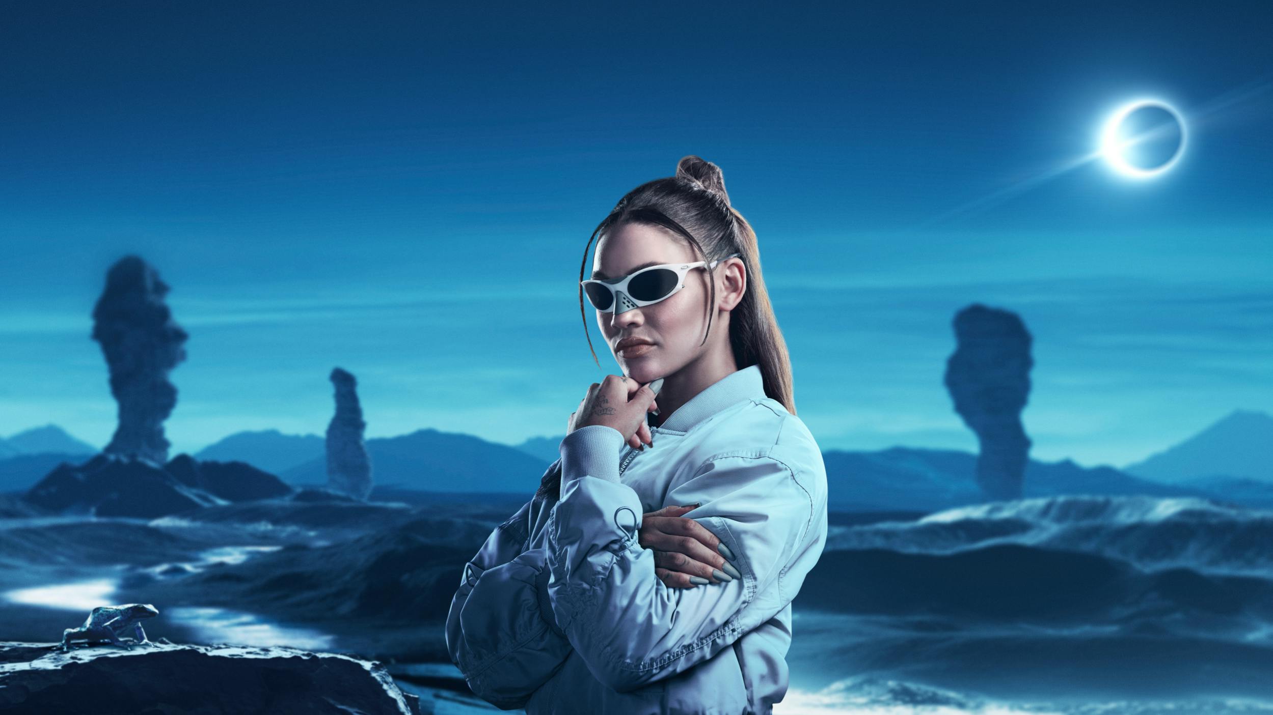 Oakley Campaign Image from the Future Collection Anniversary